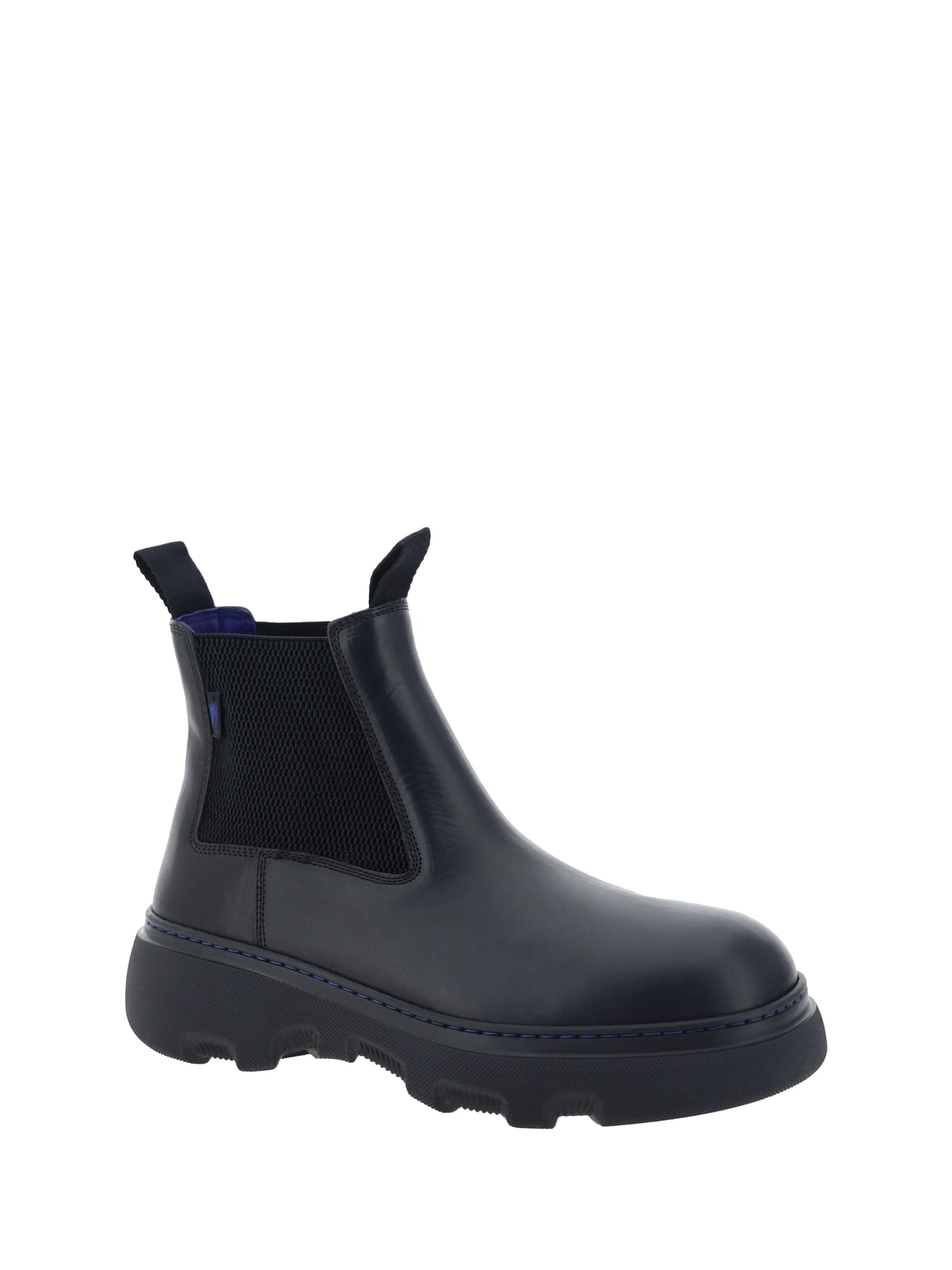 Shop Burberry Creeper Casual Ankle Boots In Black