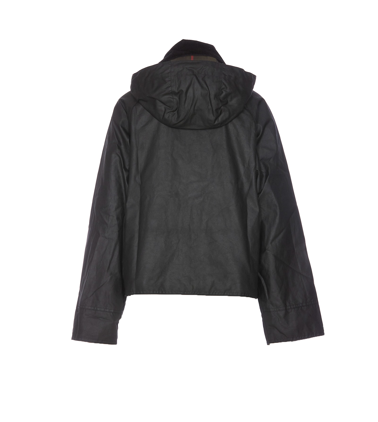 Barbour Reighton Wax Jacket In Black