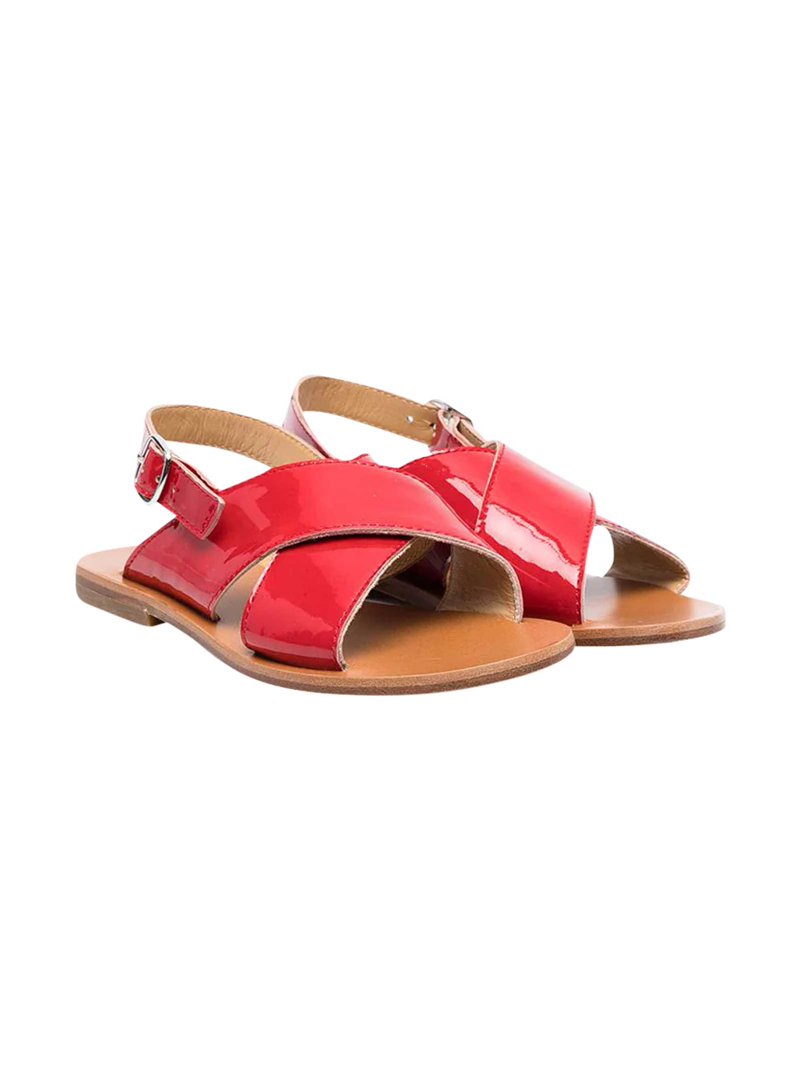 Gallucci Red Sandals