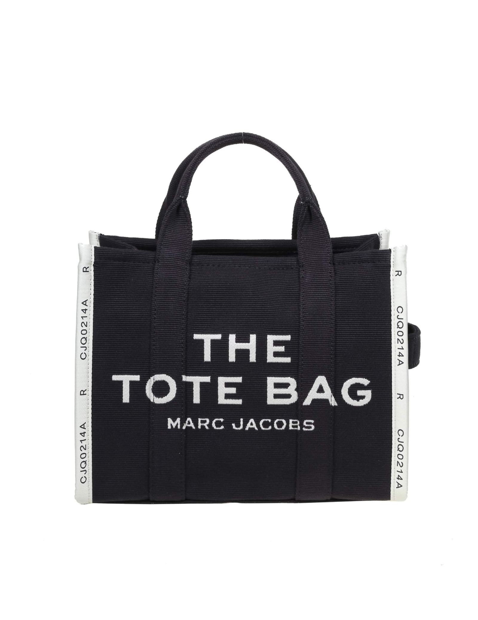 Marc Jacobs The Small Tote In Black Jacquard