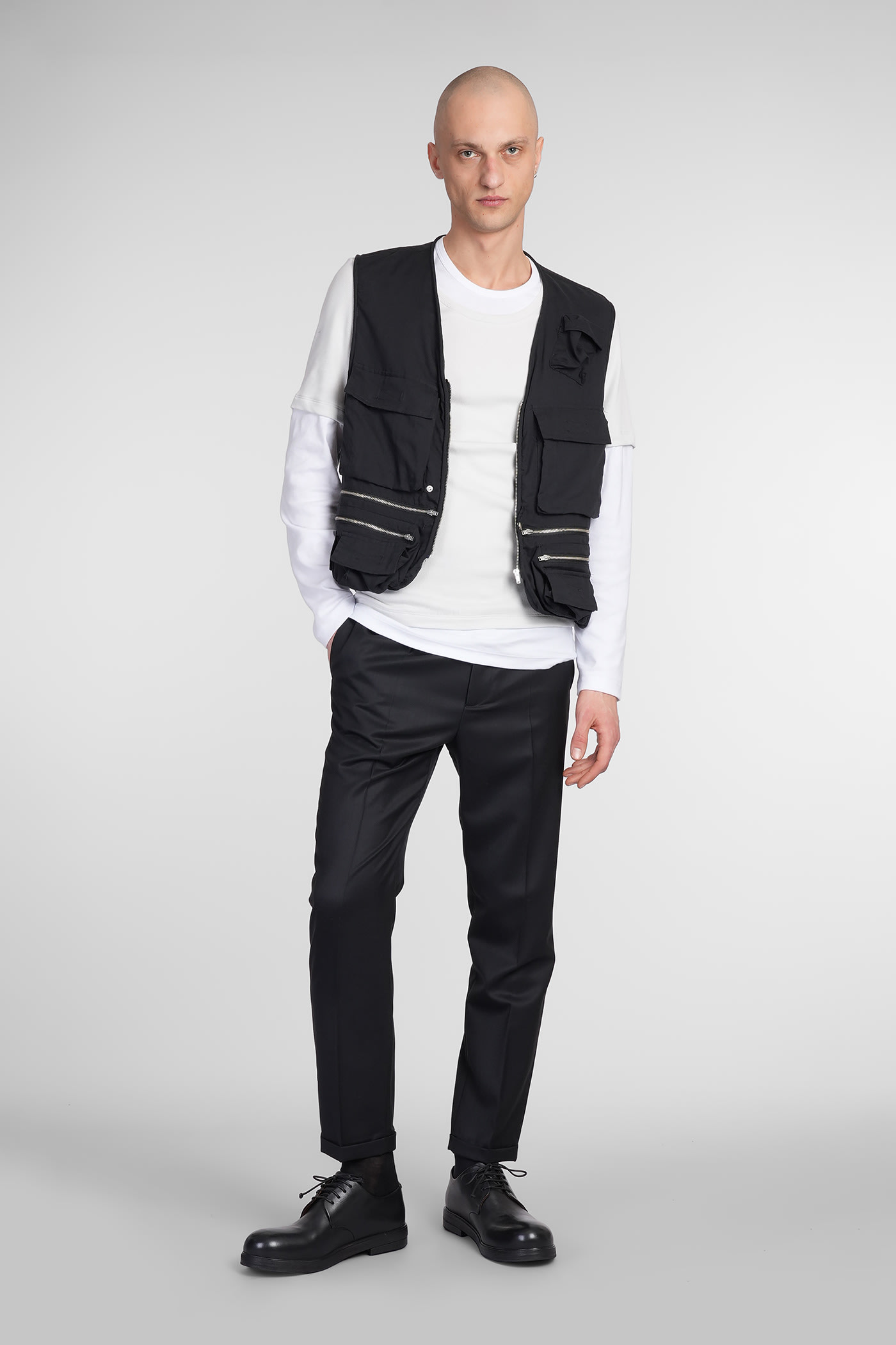 Magliano Pants In Black Wool In Black