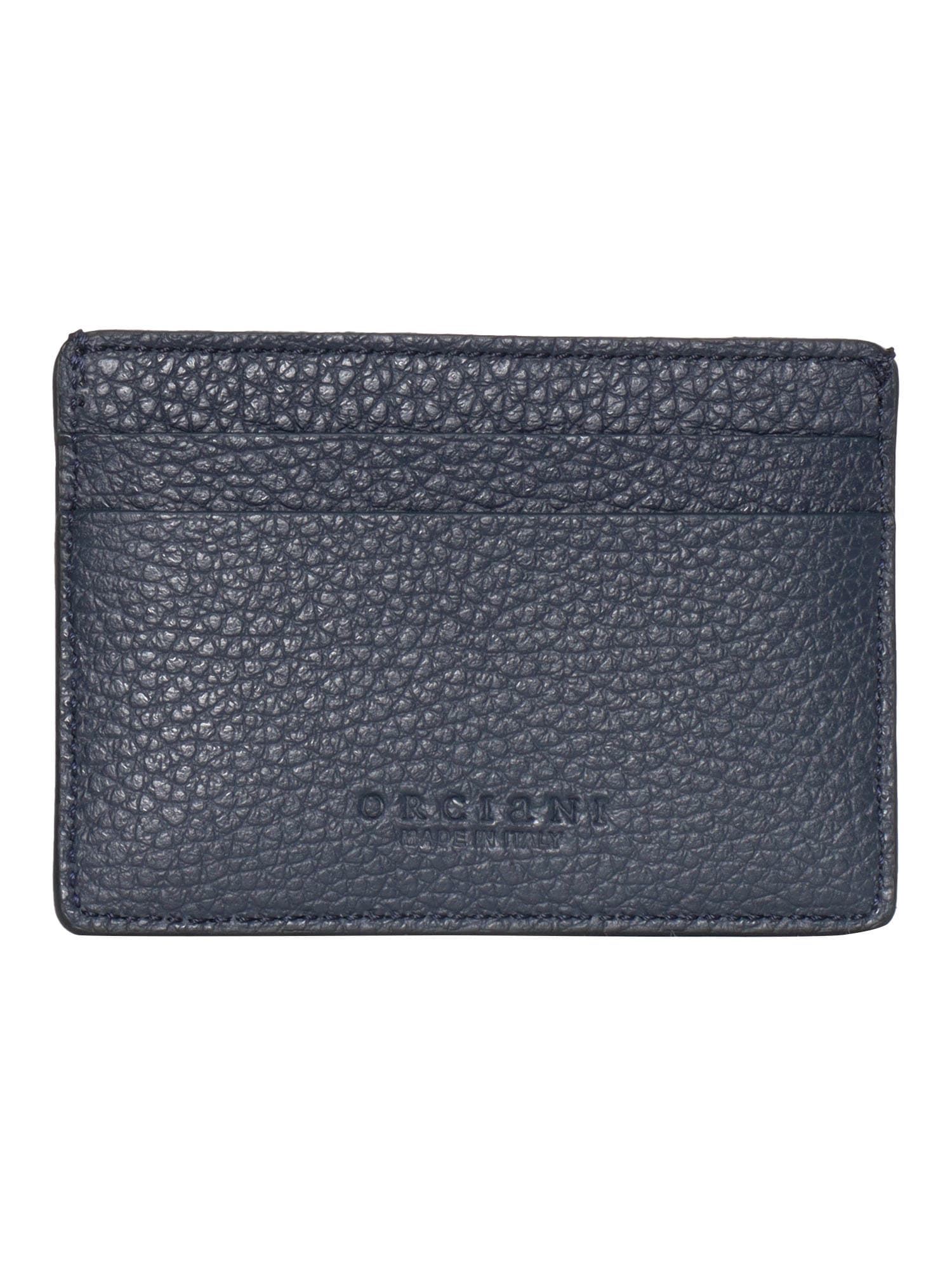 Shop Orciani Micron Card Holder In Blue