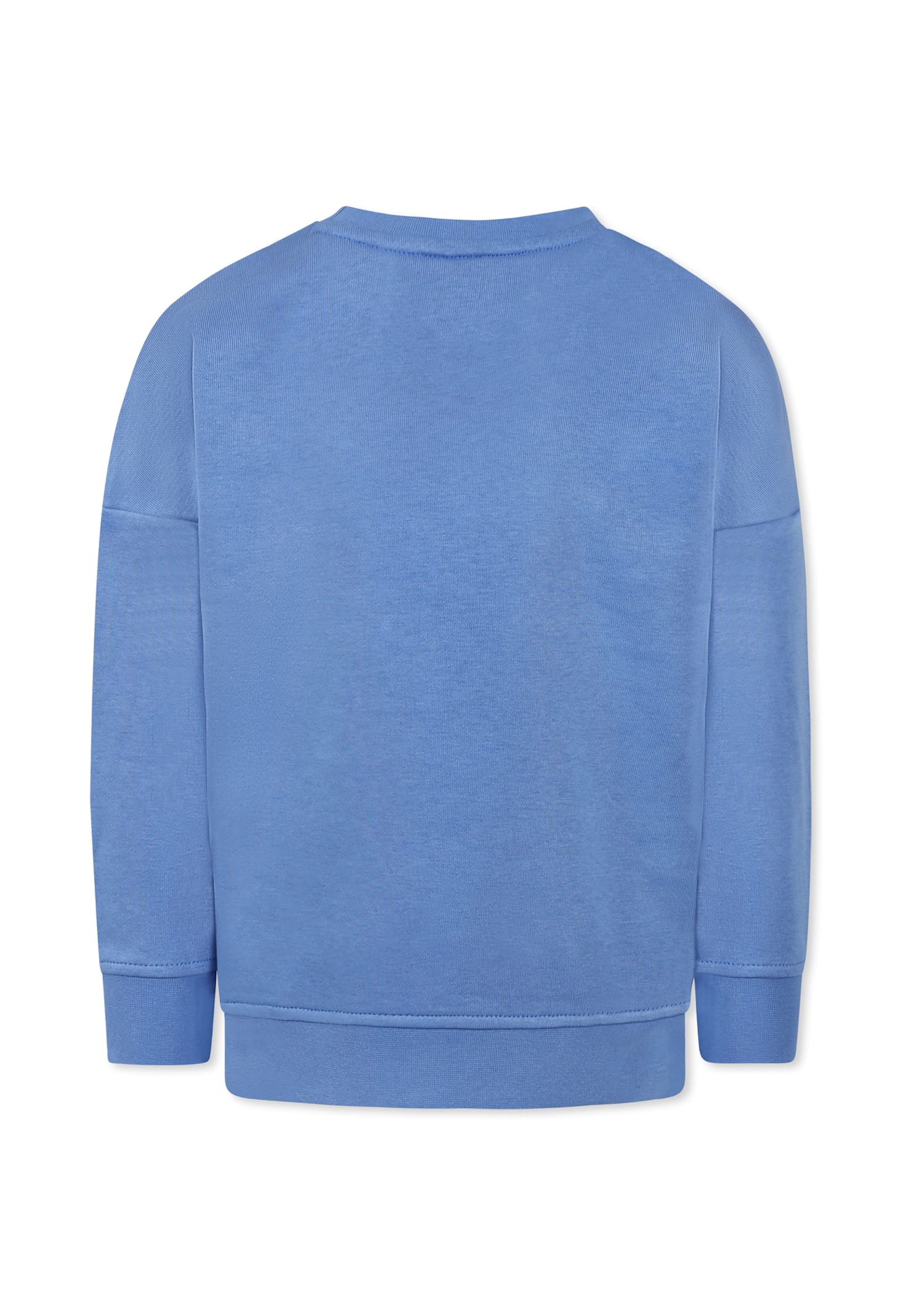 Hugo Boss Light Blue Sweatshirt For Boy With Logo In Light Blue