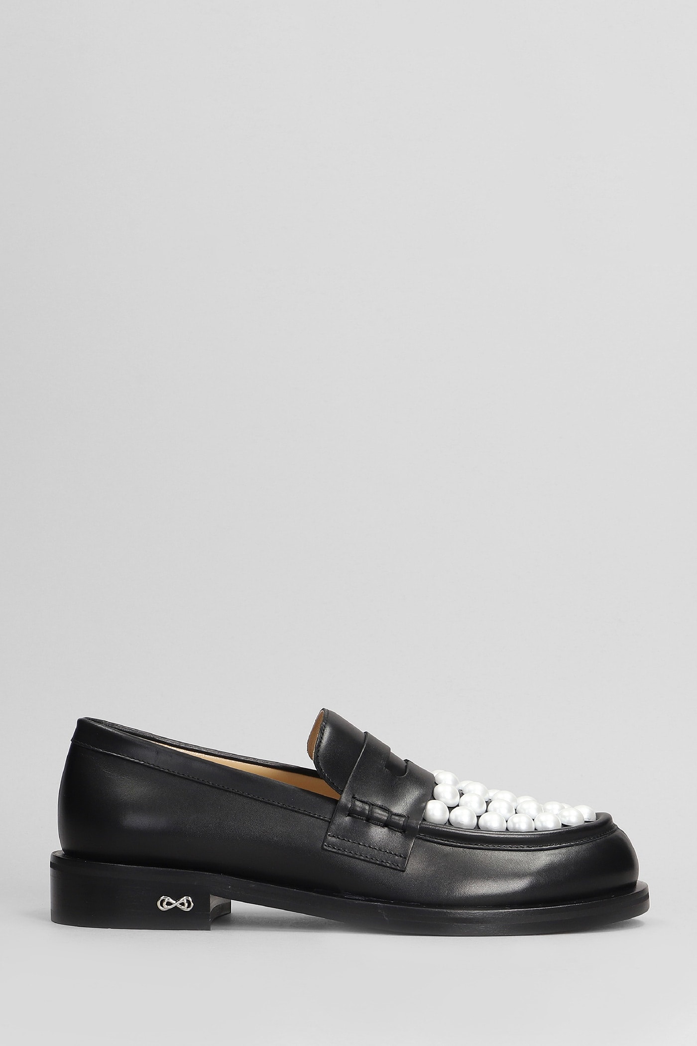 Sirene Loafers In Black Leather