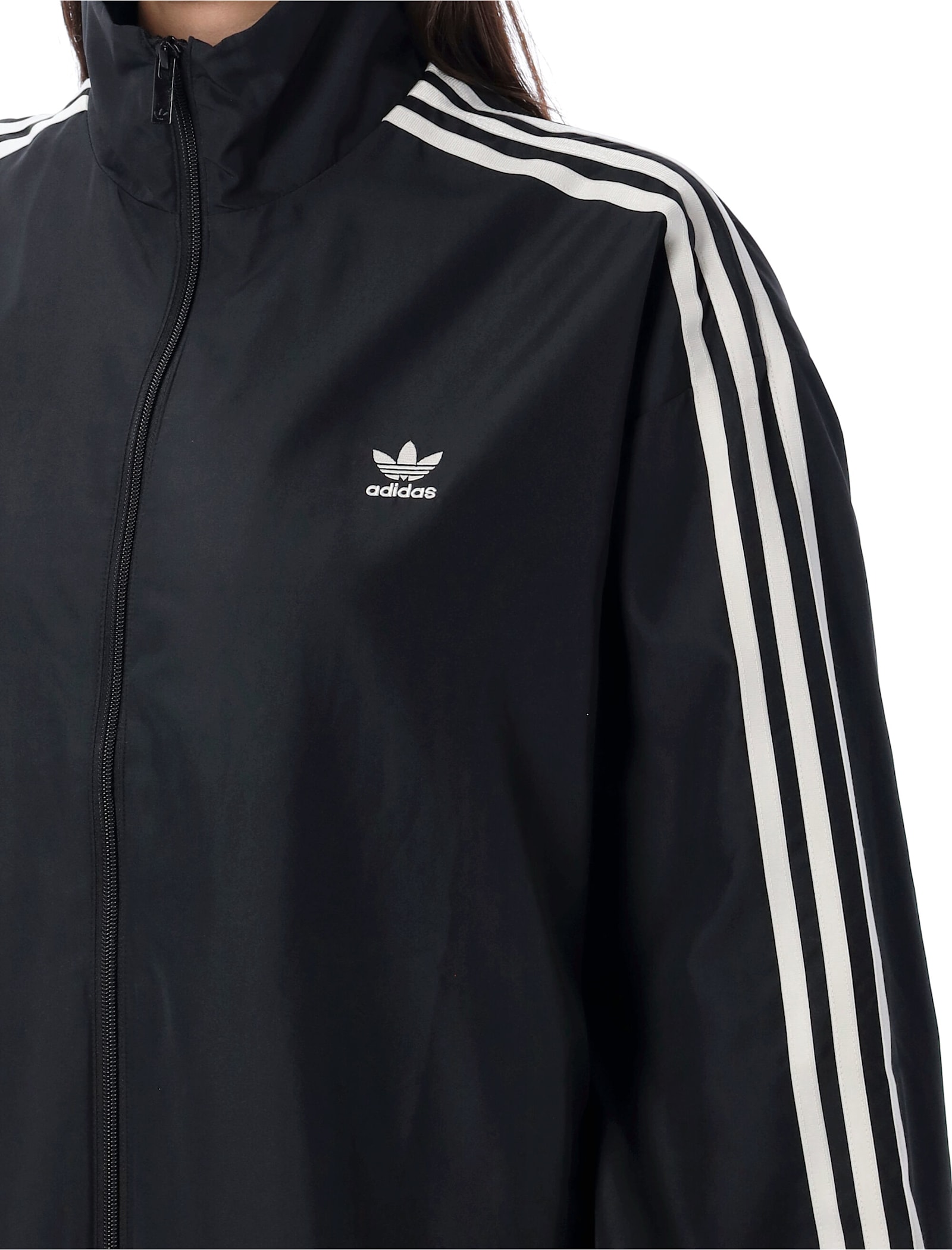 Adidas Originals Adilenium Season 3 Oversized Track Top In Black