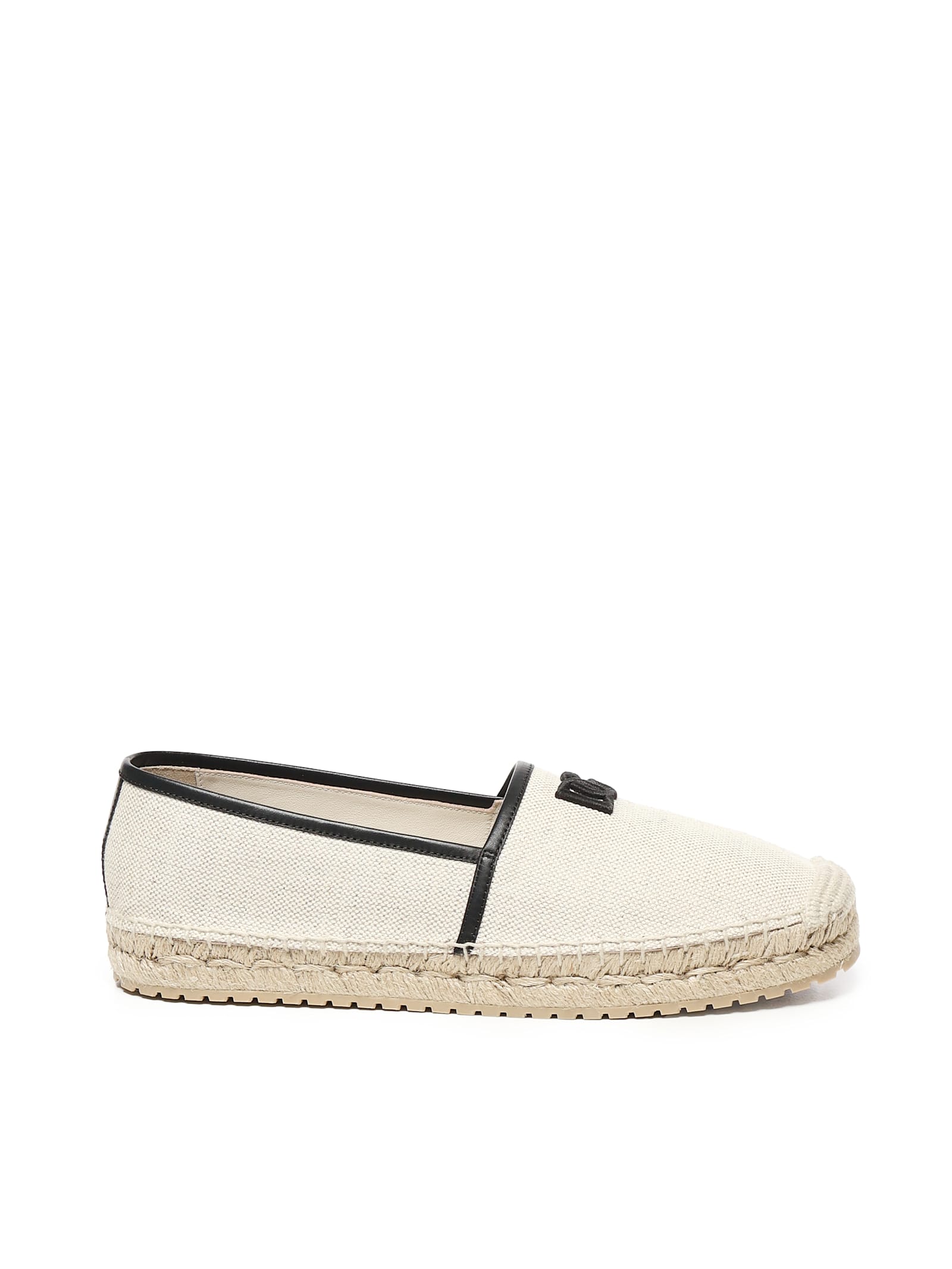 Dolce & Gabbana Fabric And Nappa Espadrilles In Neutral