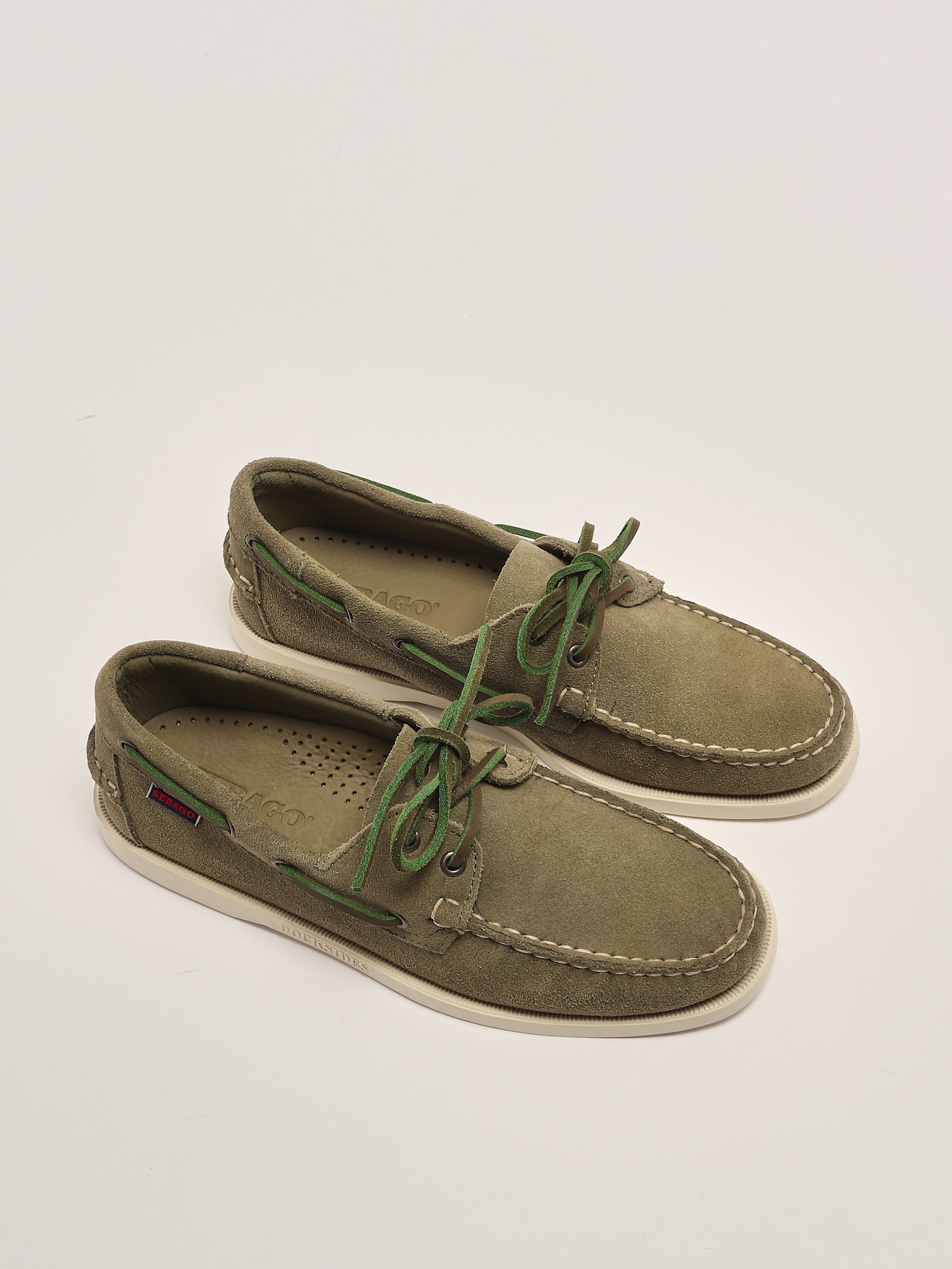 Sebago Portland Flesh Out Suede Loafers In Militare