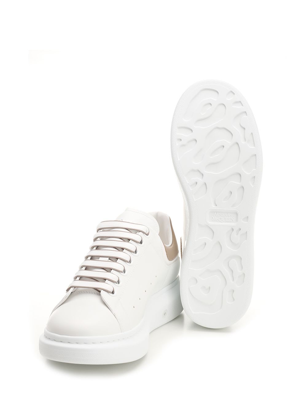 Shop Alexander Mcqueen Oversize Sneakers In White