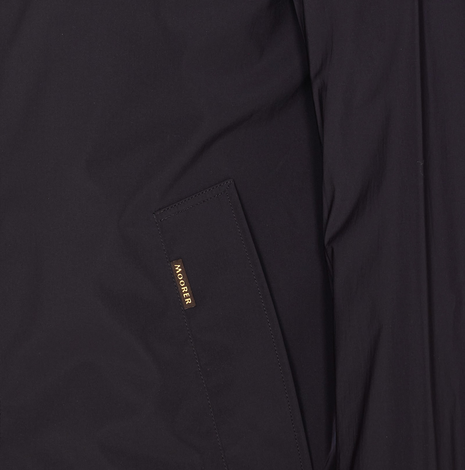 Moorer Double Pocket Split Collar Cuffs Jacket In Blue