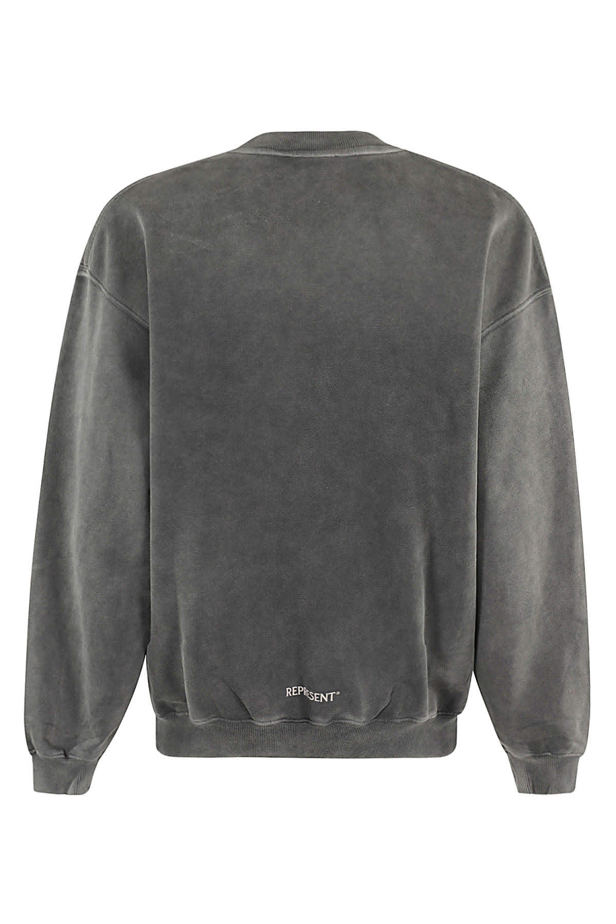 Shop Represent Horizons Sweater In Aged Black