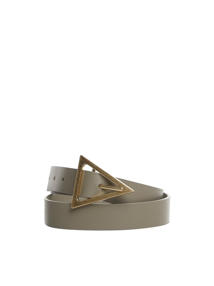 BOTTEGA VENETA TRIANGLE BELT IN CALFSKIN