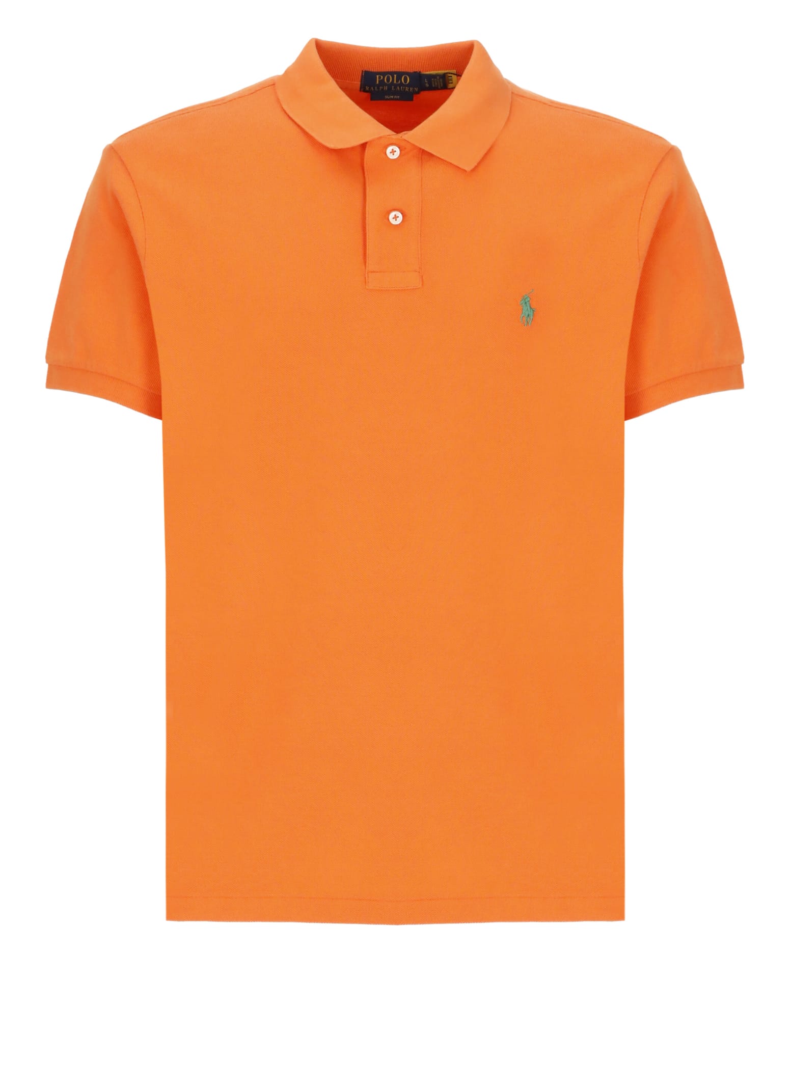 Shop Ralph Lauren Polo Shirt With Pony In Orange