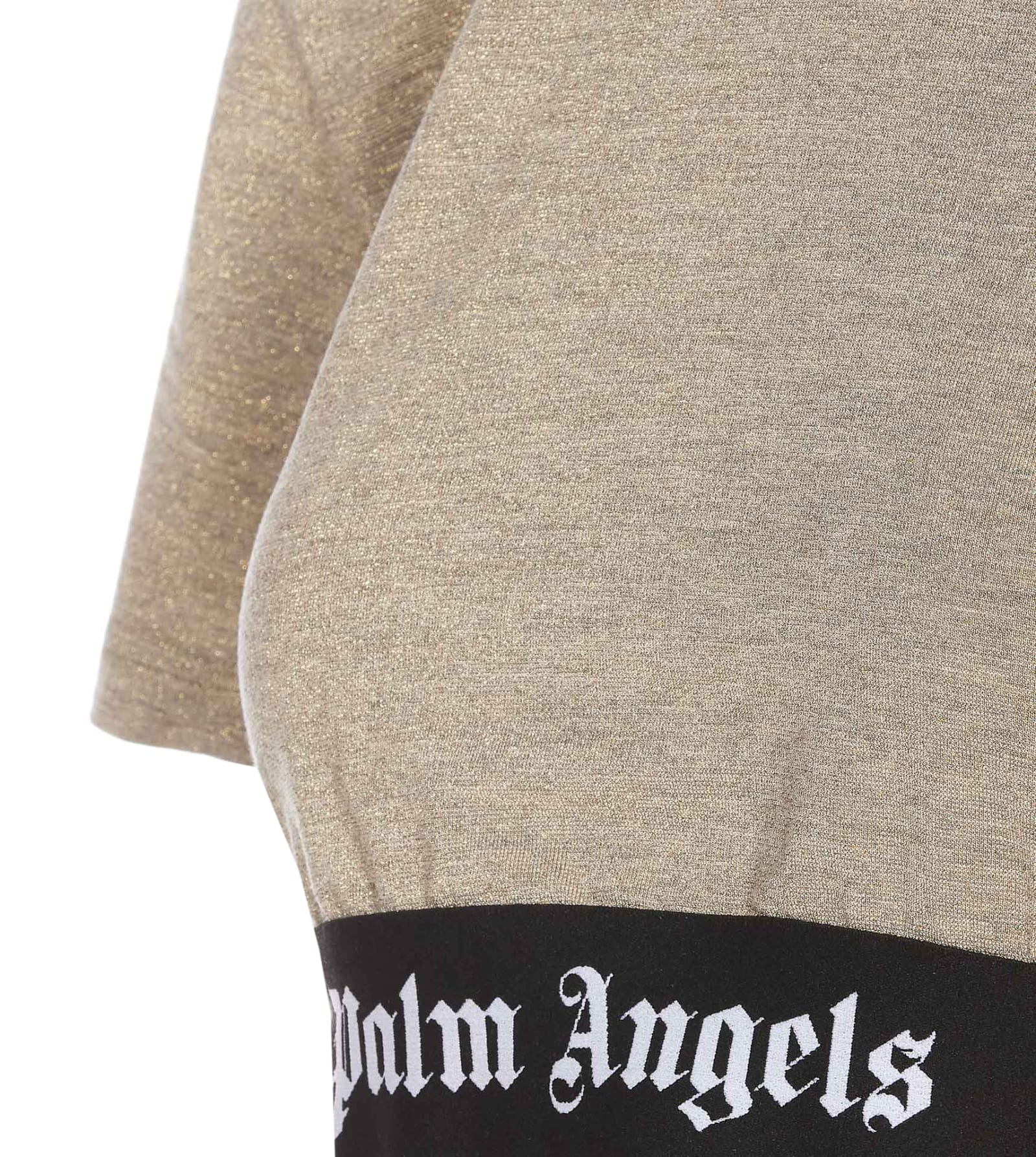 Palm Angels Black & Blue St Moritz Spray Heart Pullover Hoodie