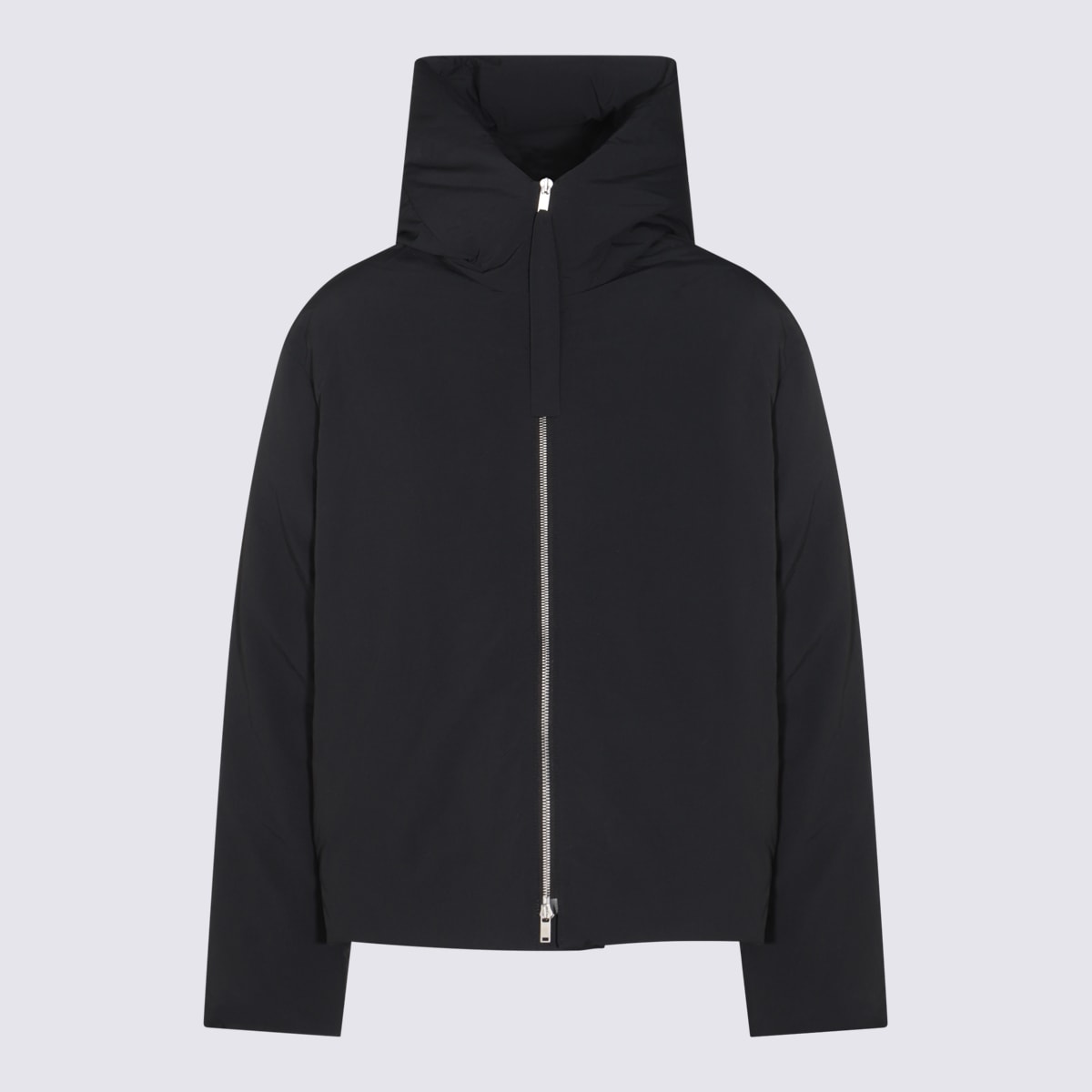 Shop Jil Sander Black Down Jacket