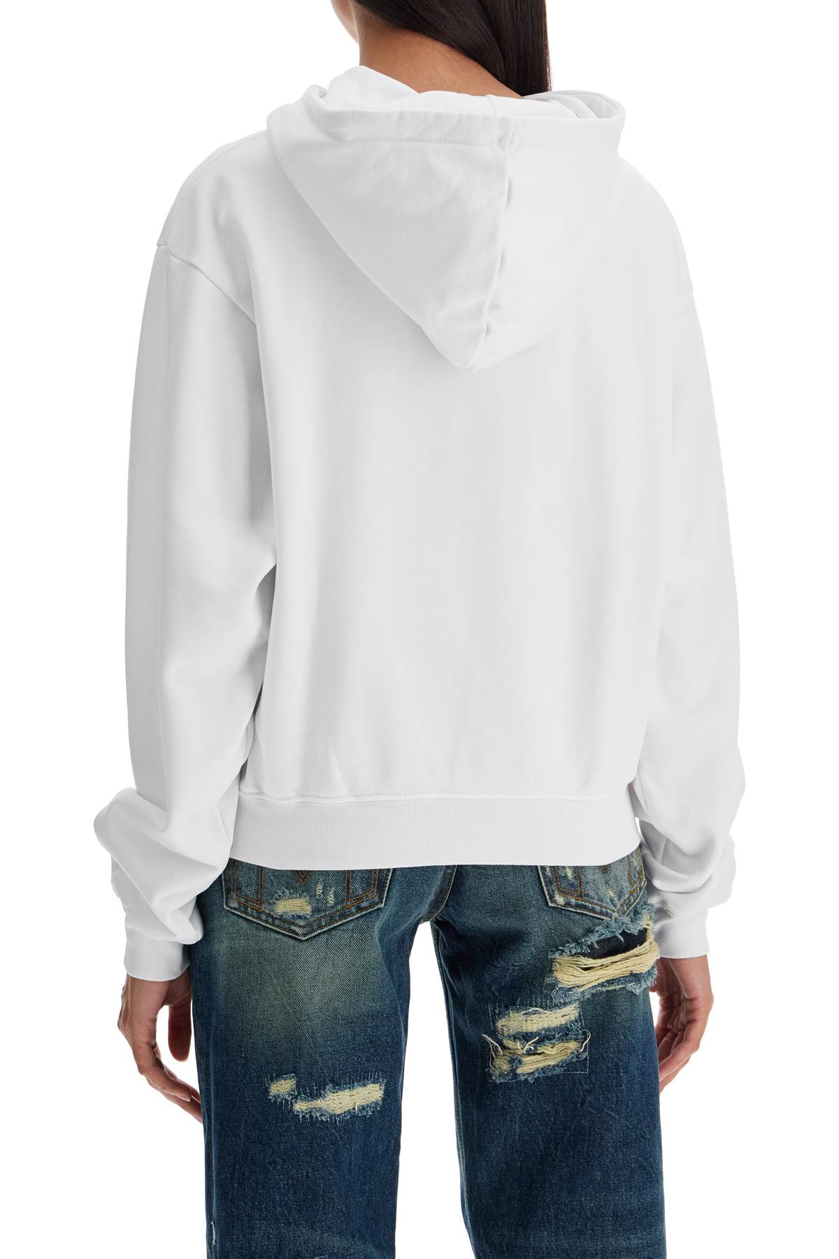 Shop Marc Jacobs Felpa The Hoodie In White (white)