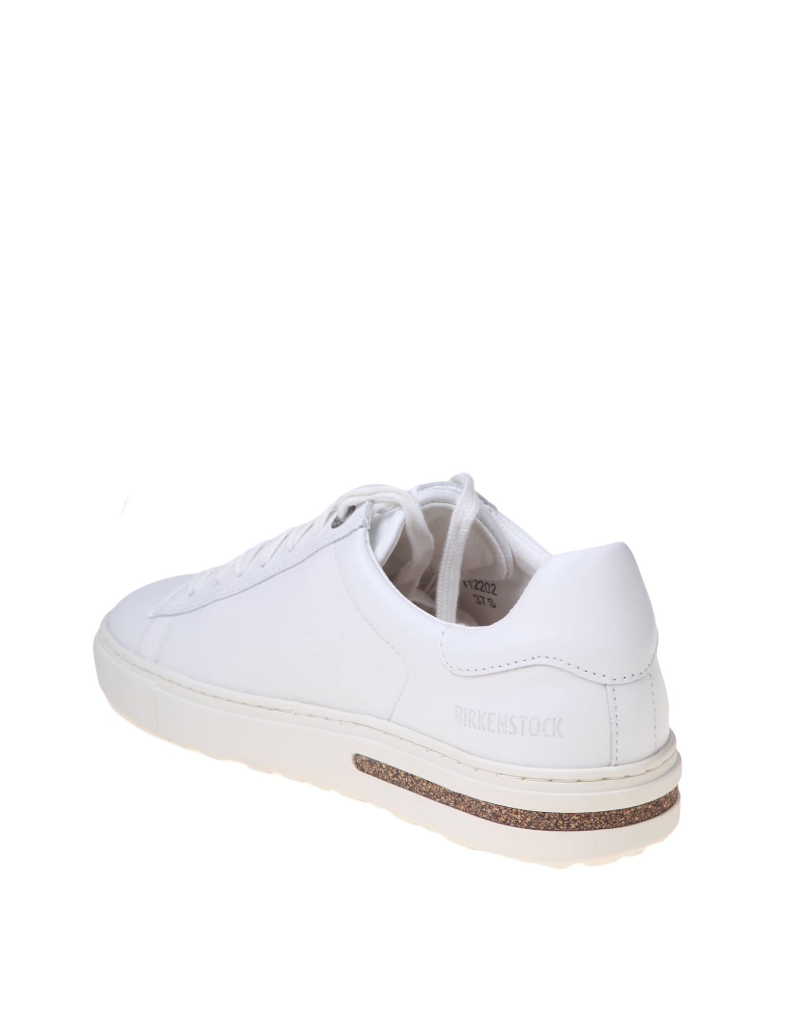 Shop Birkenstock Bend Low Sneakers In White Leather In Bianco