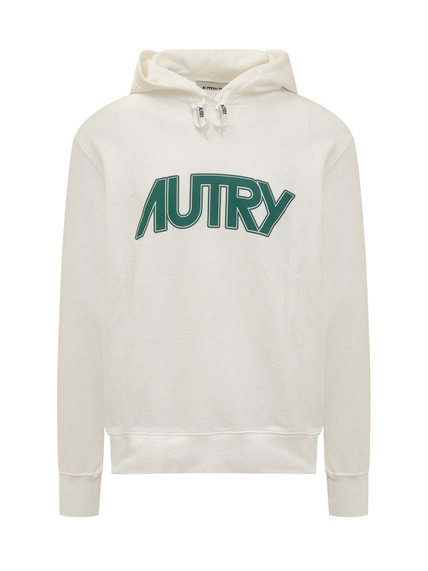 Shop Autry Hoodie With Logo In Cream