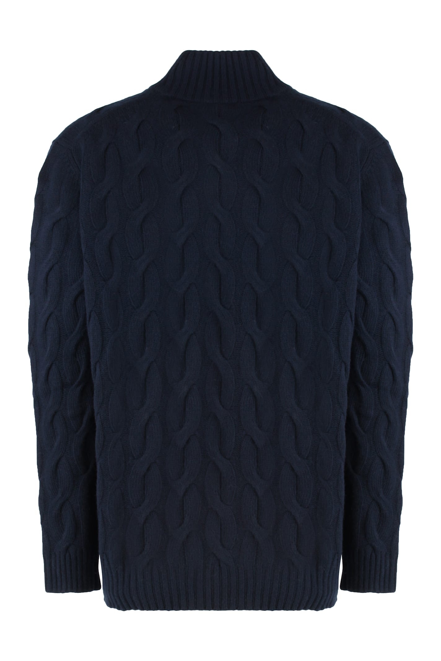 Moorer Fedro Turtleneck Sweater In Blue
