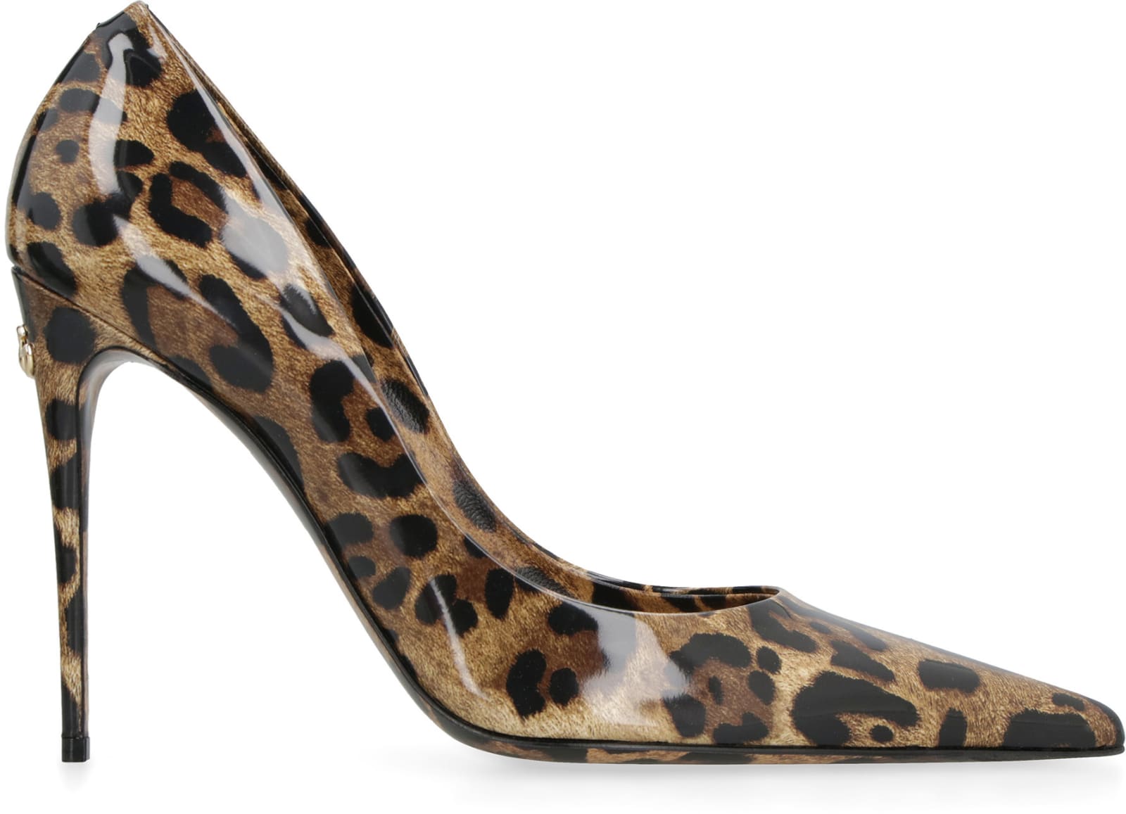 Shop Dolce & Gabbana Lollo Leather Pumps In Animalier