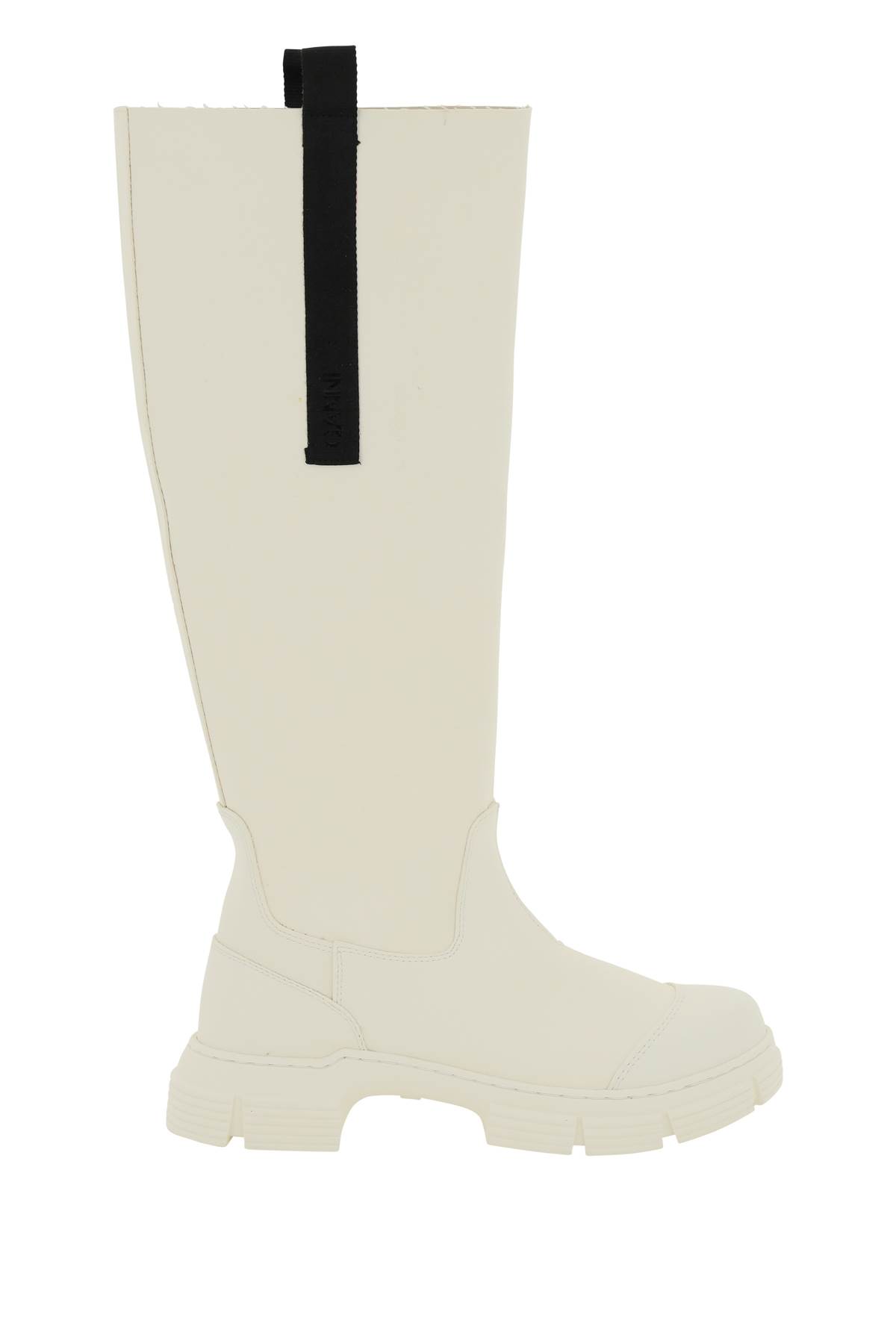 Ganni Recycled Rubber Knee-boots