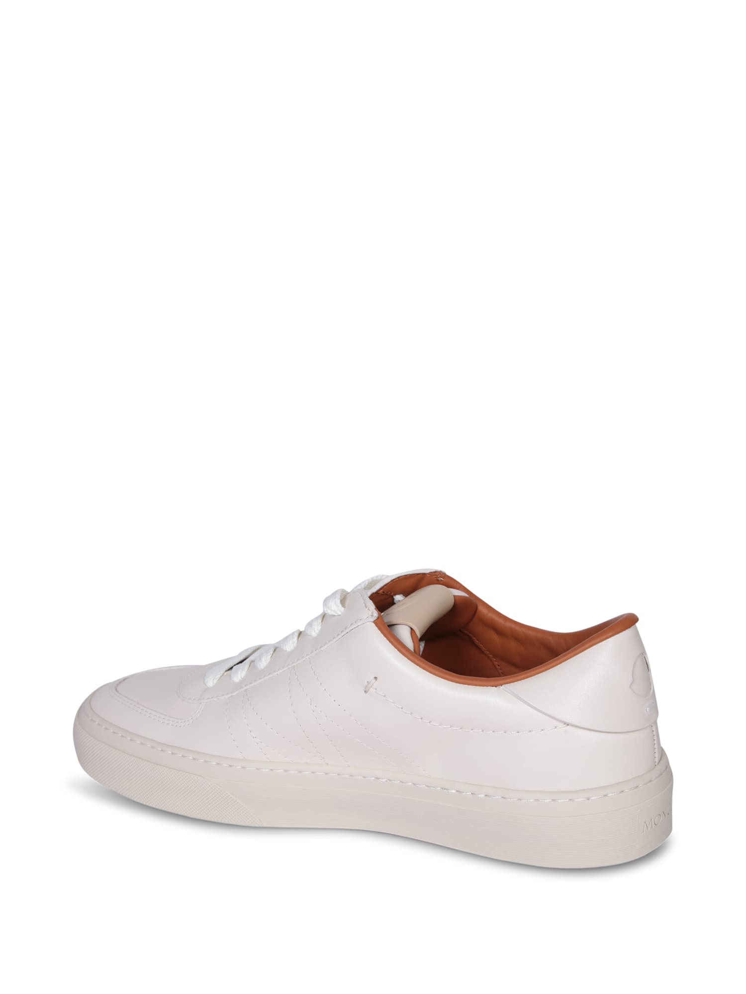 Shop Moncler Monclub Low White Sneakers