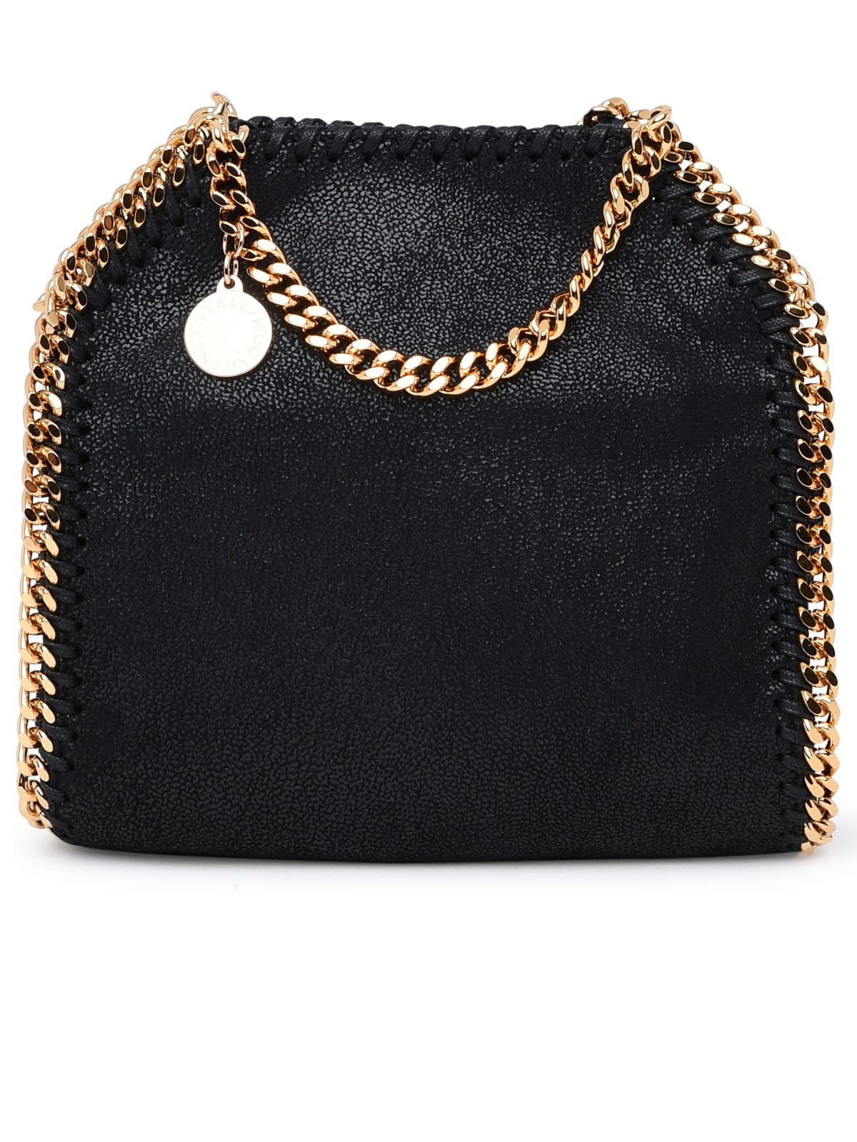 Shop Stella Mccartney Recycled Polyester Tiny Bag In Black