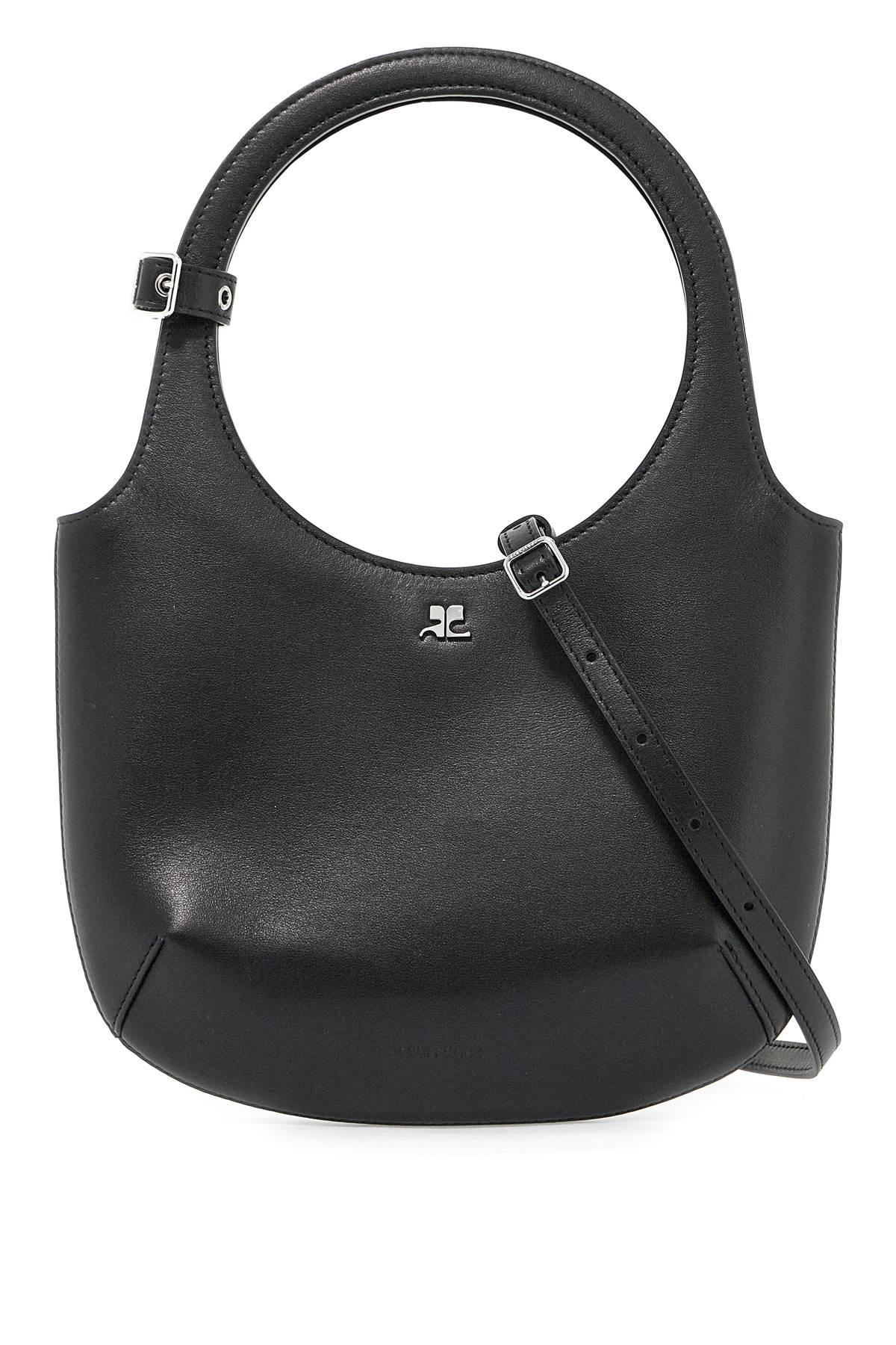 Shop Courrèges Cross\n\nholy Cross Handbag In Black (black)