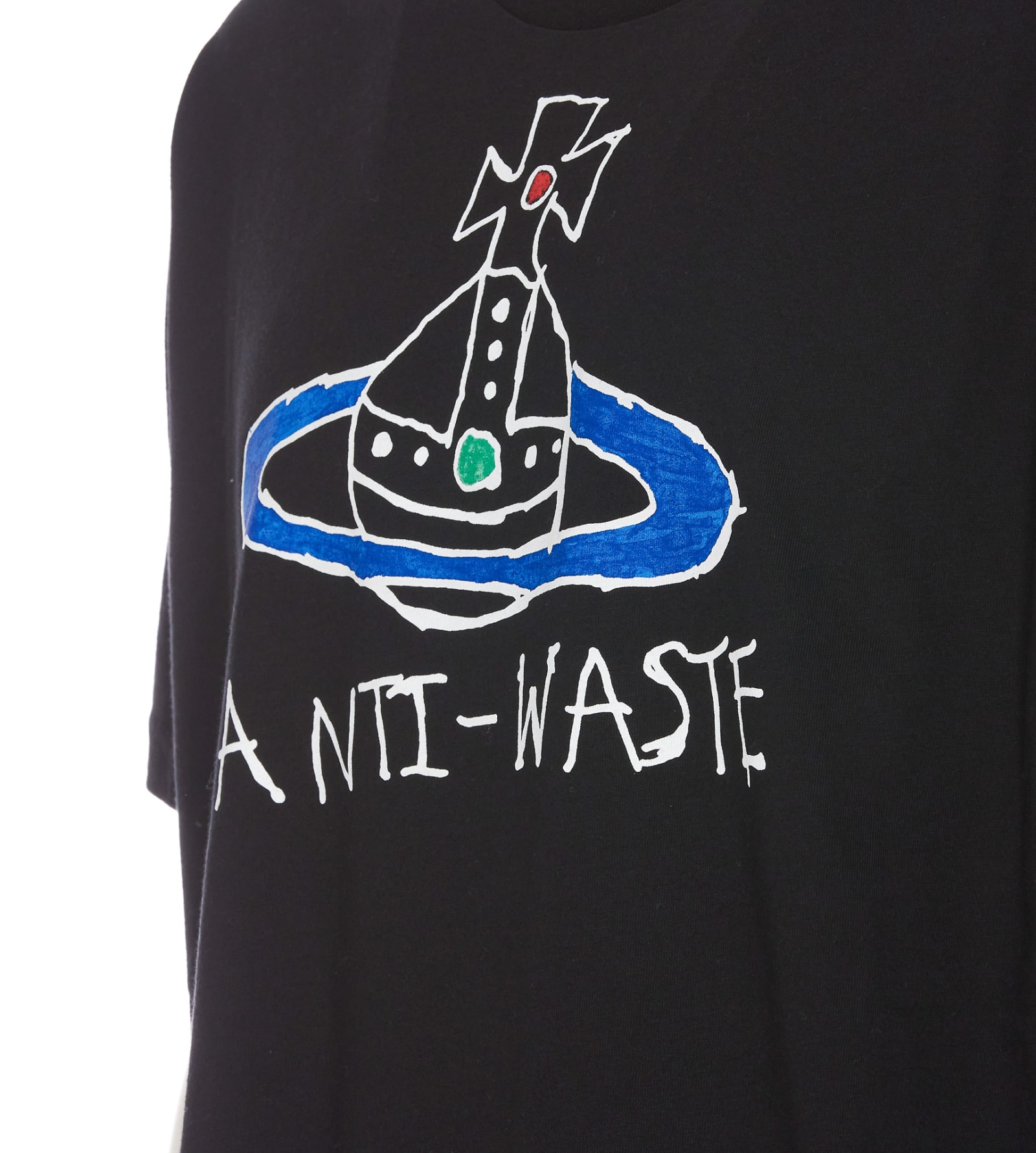 Shop Vivienne Westwood Antiwaste Classic T-shirt In Black