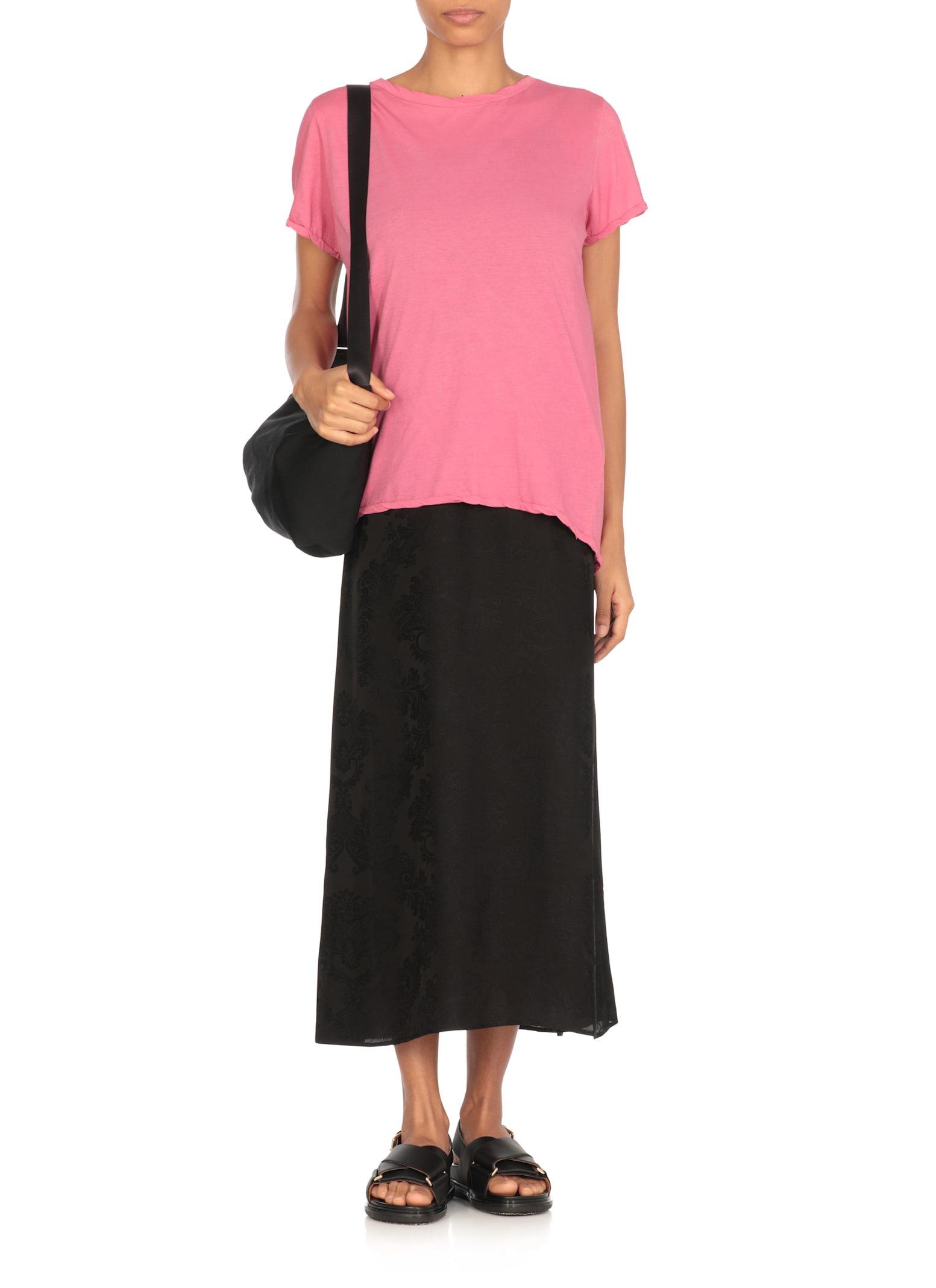 Avant Toi Fuchsia Cotton T-shirt