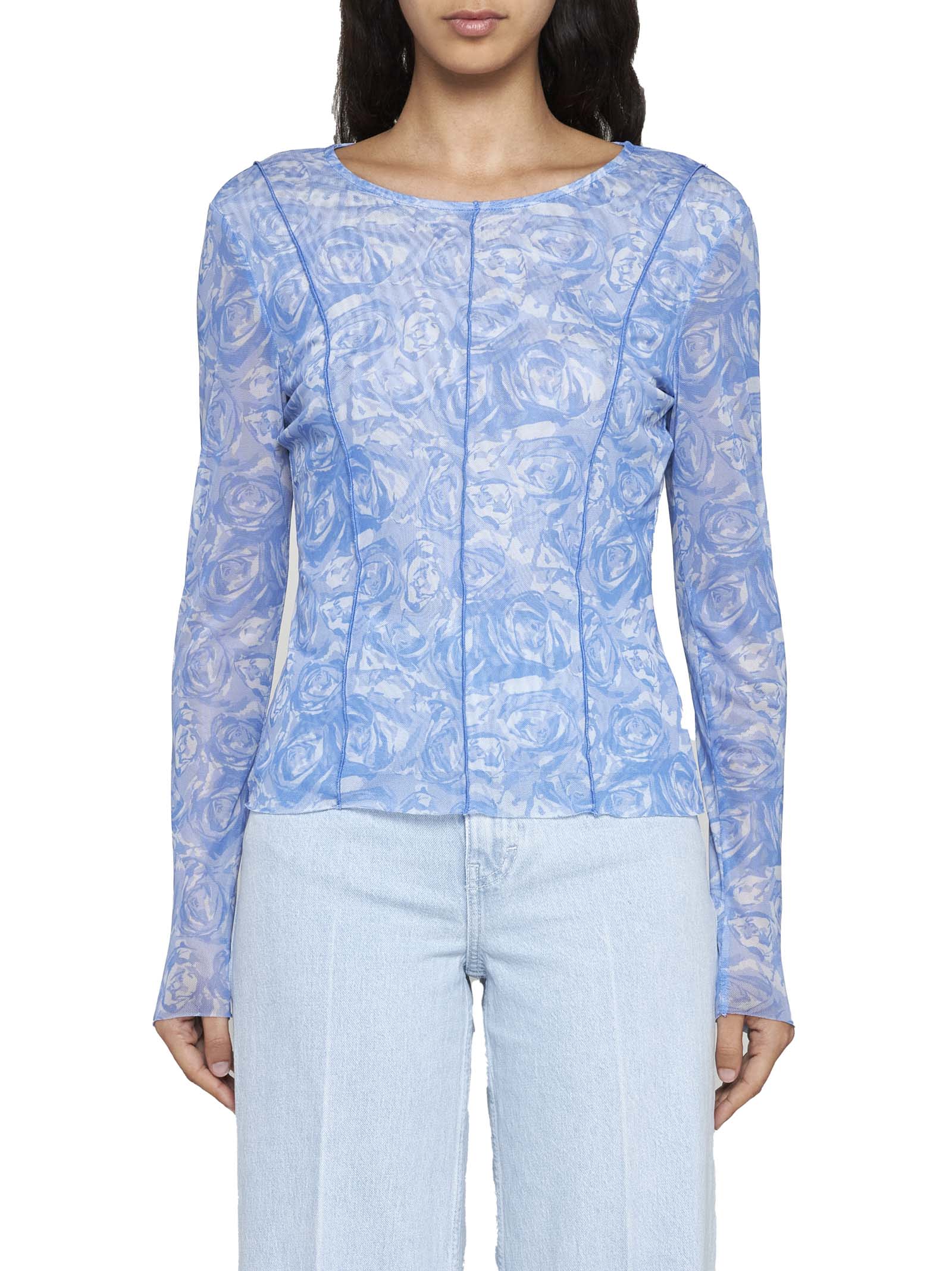 Shop Baum Und Pferdgarten Top In Blue Rose