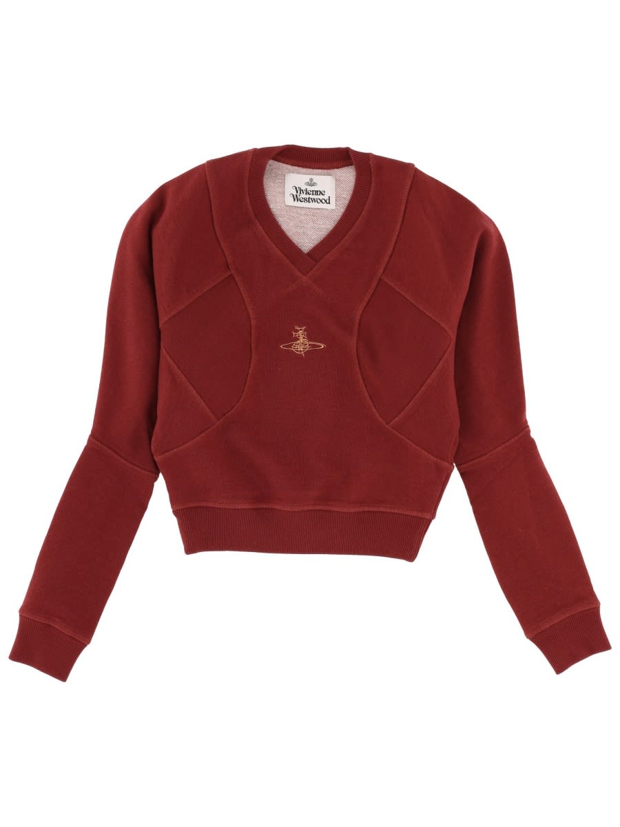 Vivienne Westwood Pourpoint Sweatshirt In Red