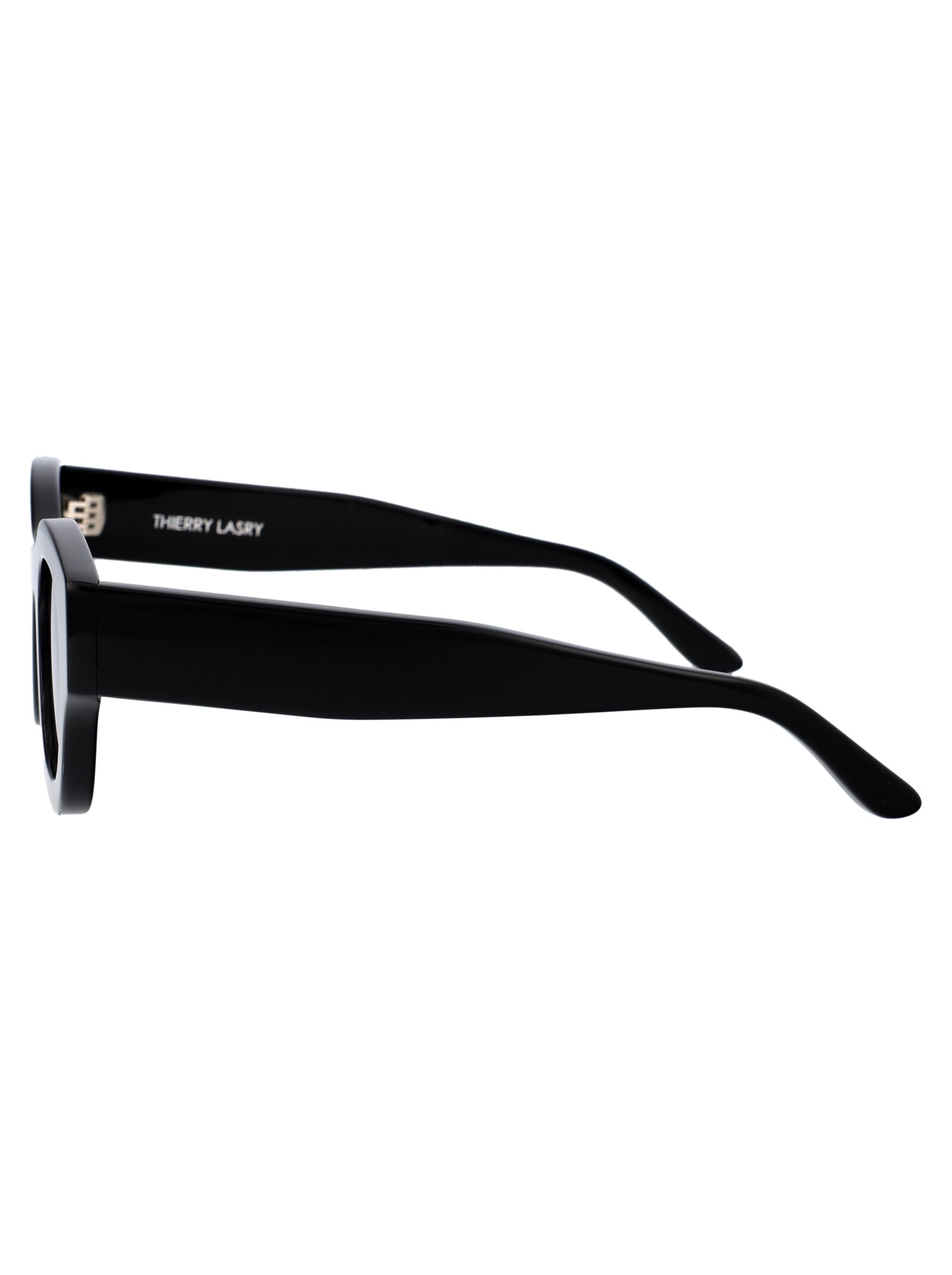 Shop Thierry Lasry Autocracy Sunglasses In 101 Black