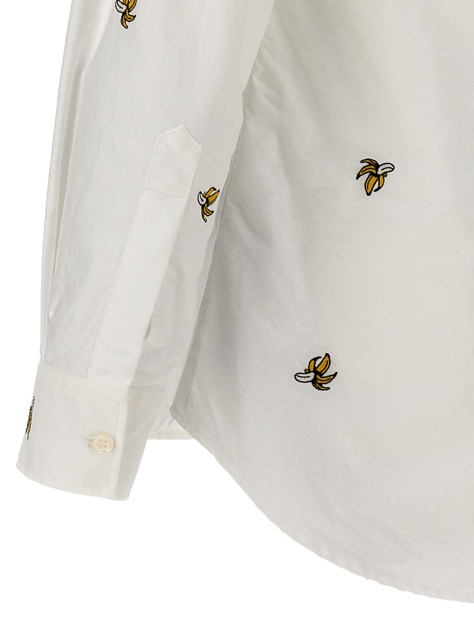 Shop Dsquared2 Fruit Embroidery Shirt In White