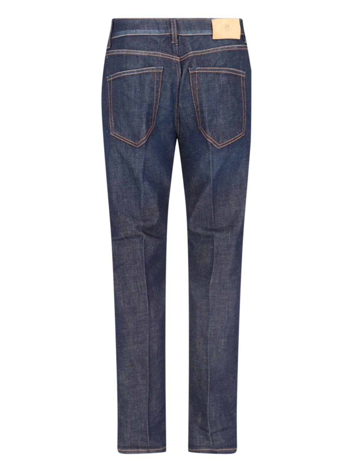 Shop Pt Torino Rock Slim Jeans In Blue