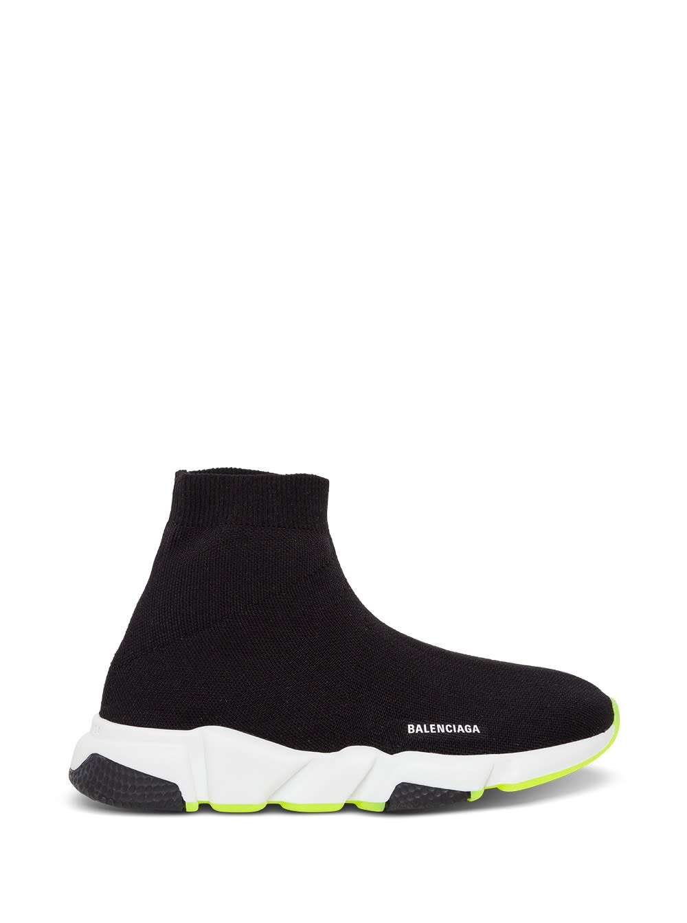 Balenciaga Speed Sneakers With Fluo Detail