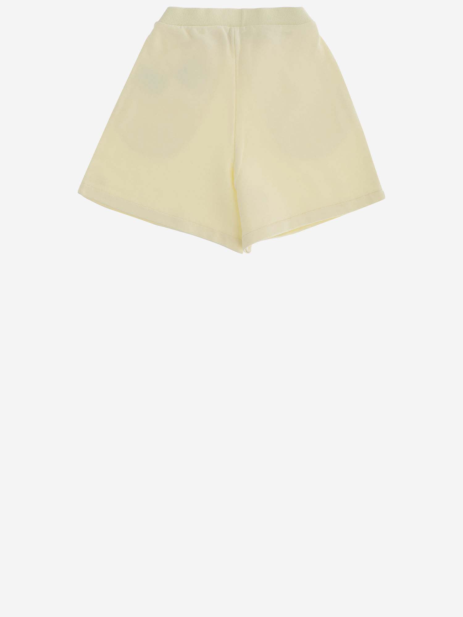 Shop Bonpoint Cotton Shorts In Yellow