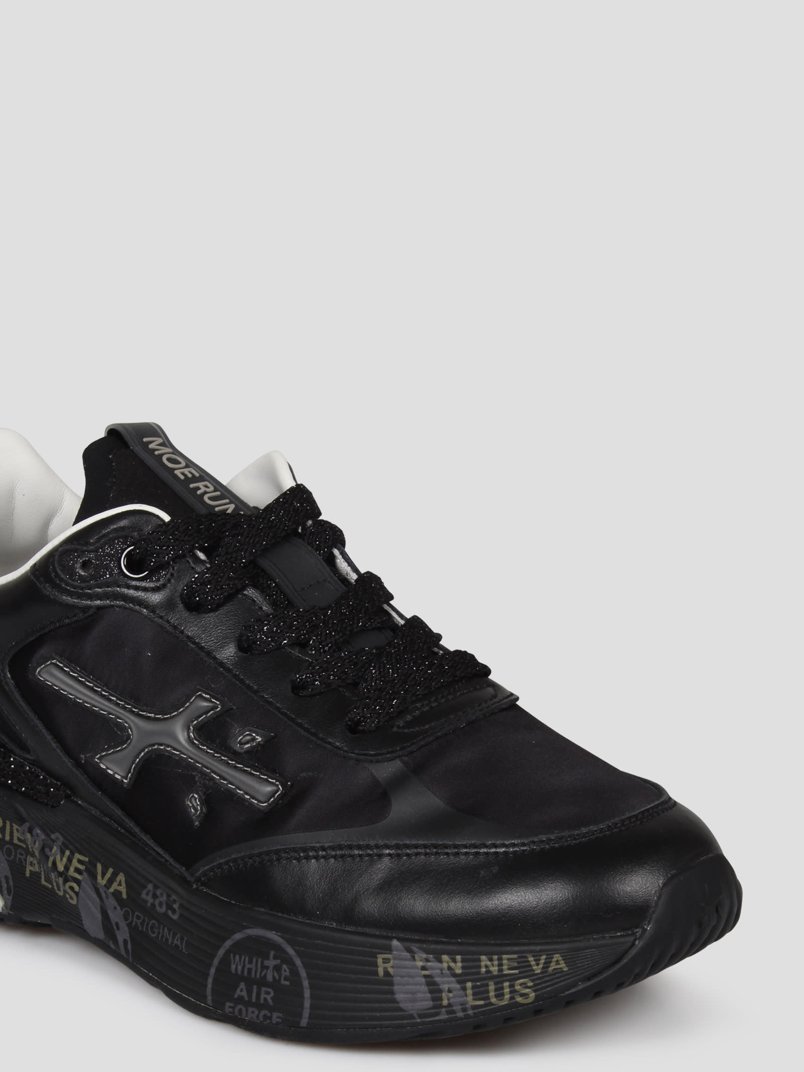 Shop Premiata Moerund 7058 Sneakers In Black