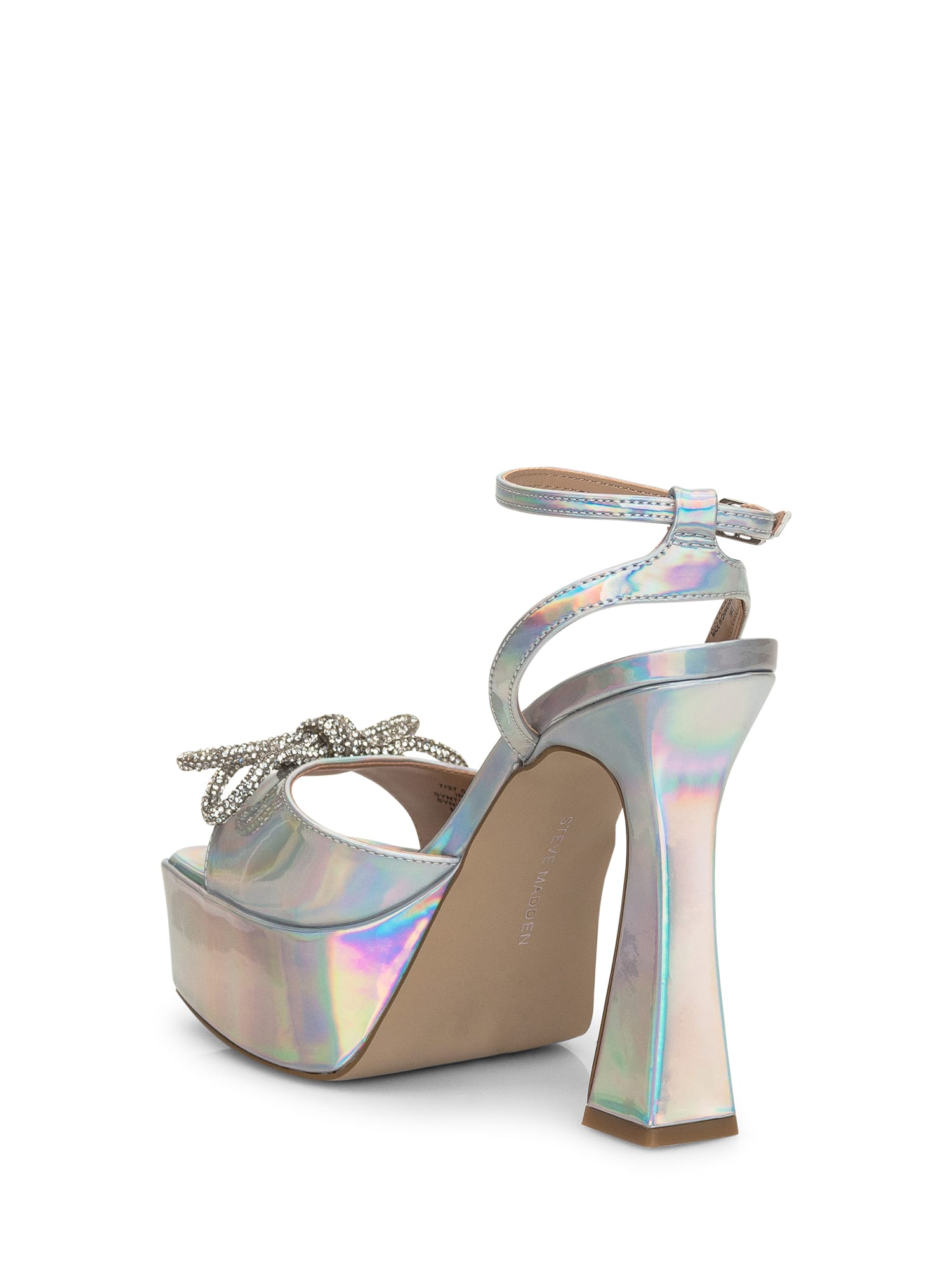 Shop Steve Madden Darla Platform Sandal In Iridescent