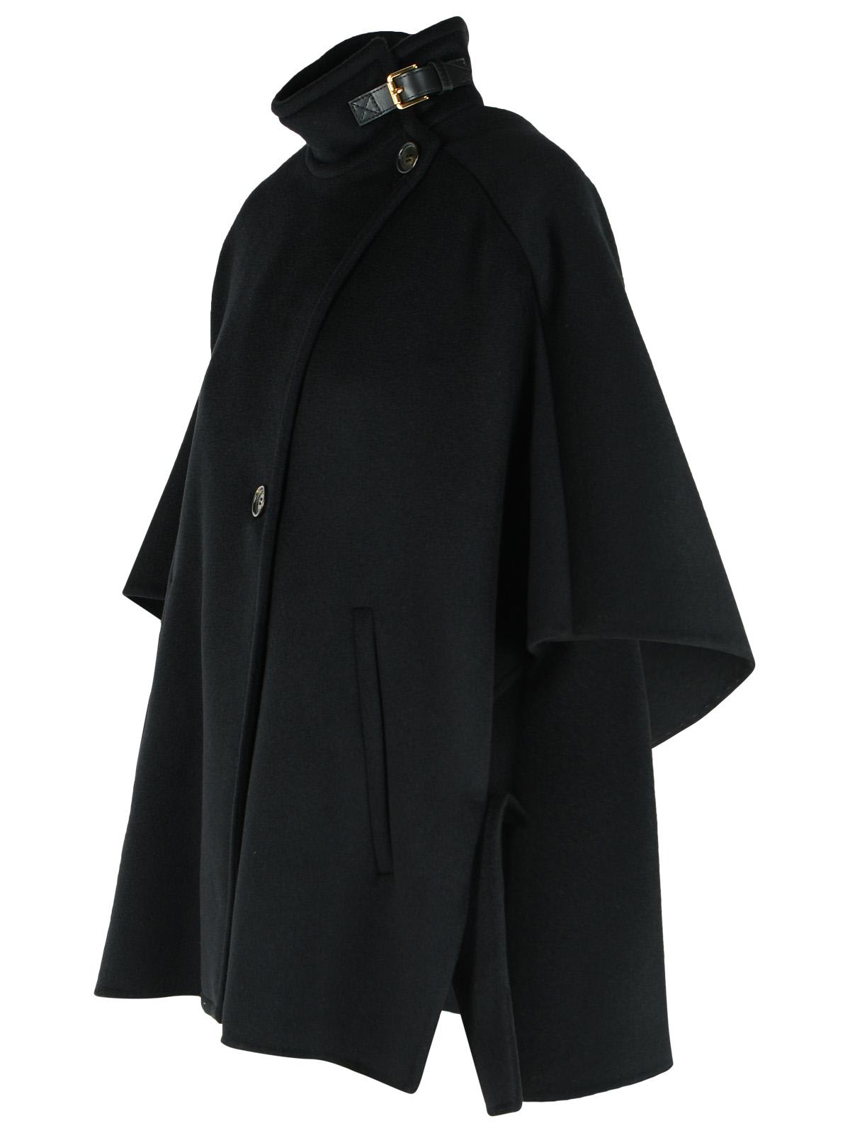 Max Mara Derrik Black Cashmere Cape In Black