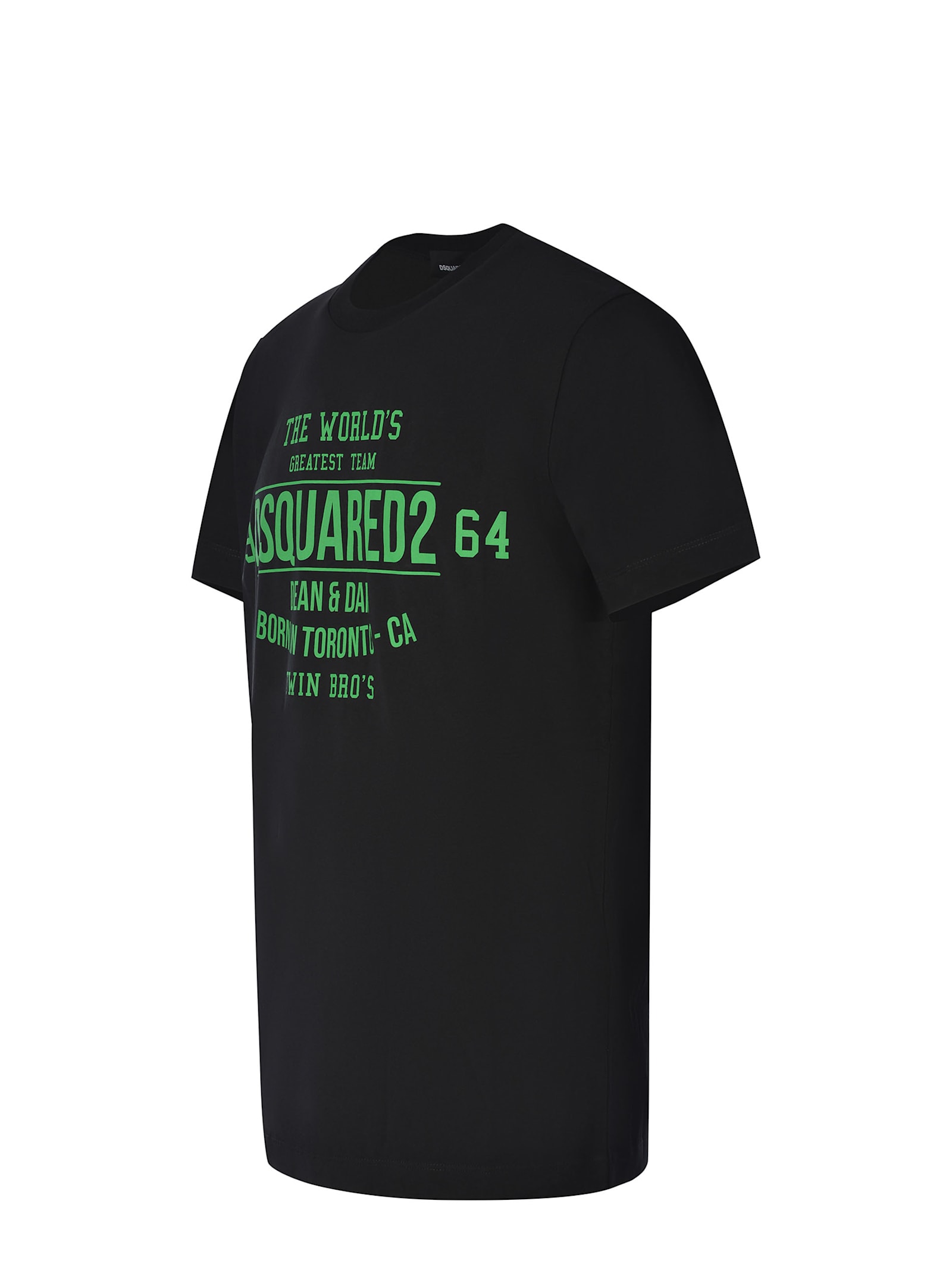 Shop Dsquared2 T-shirt  Made Of Cotton In Black