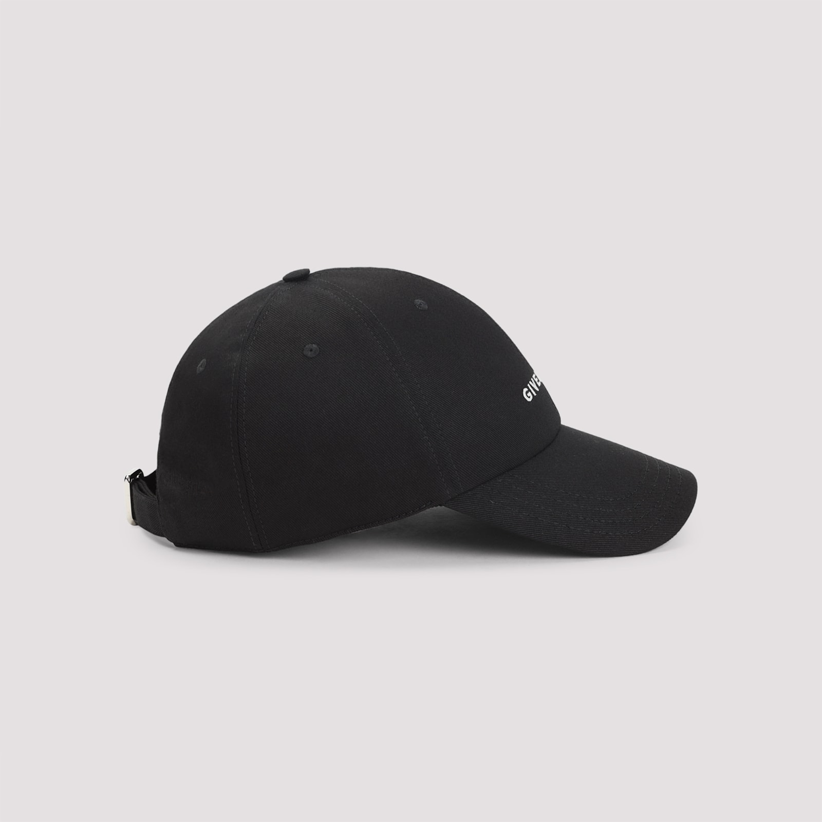 Givenchy W Curved Cap In Black