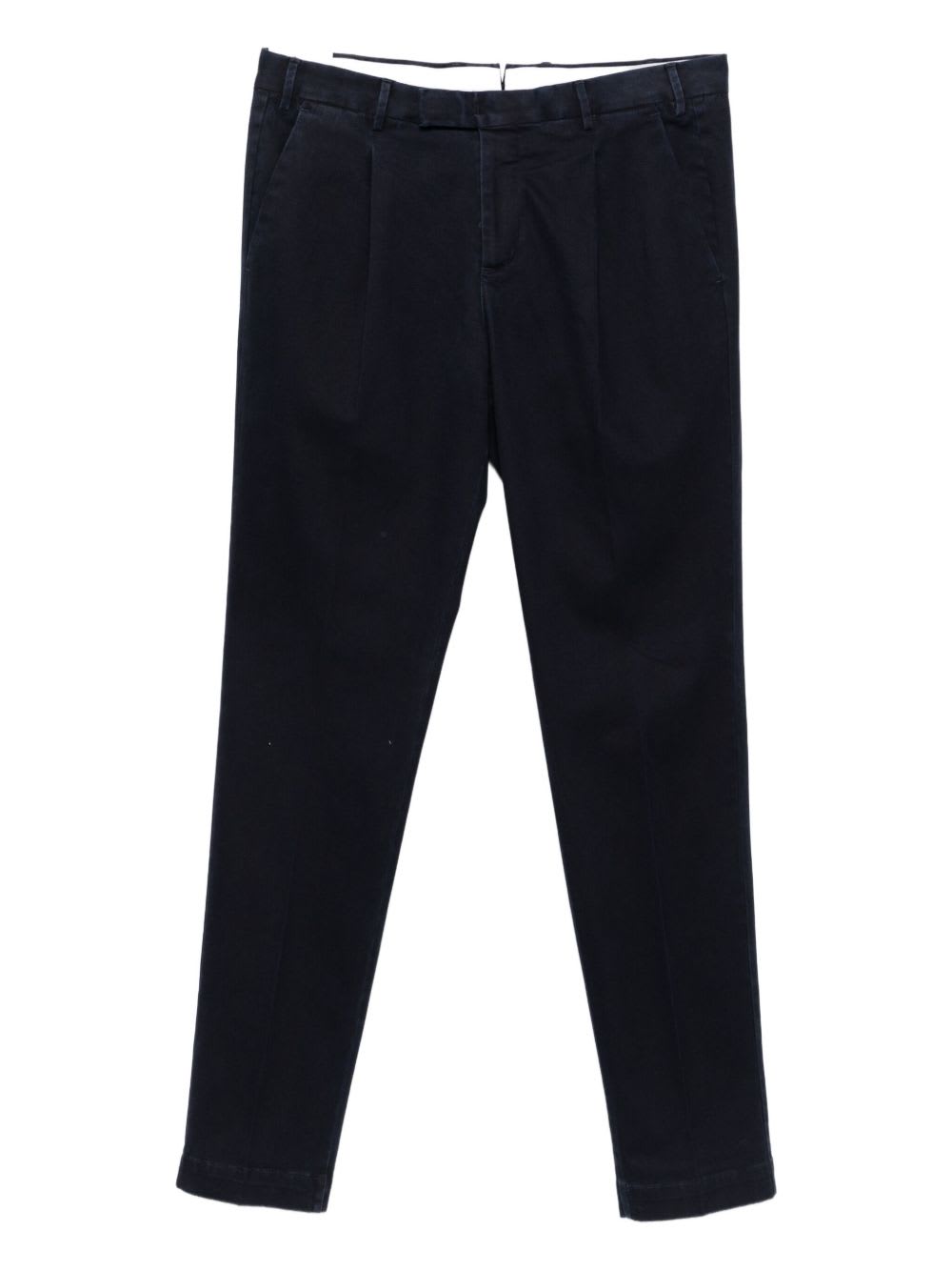 Pt Torino Pants With Pleated Pockets In Multi