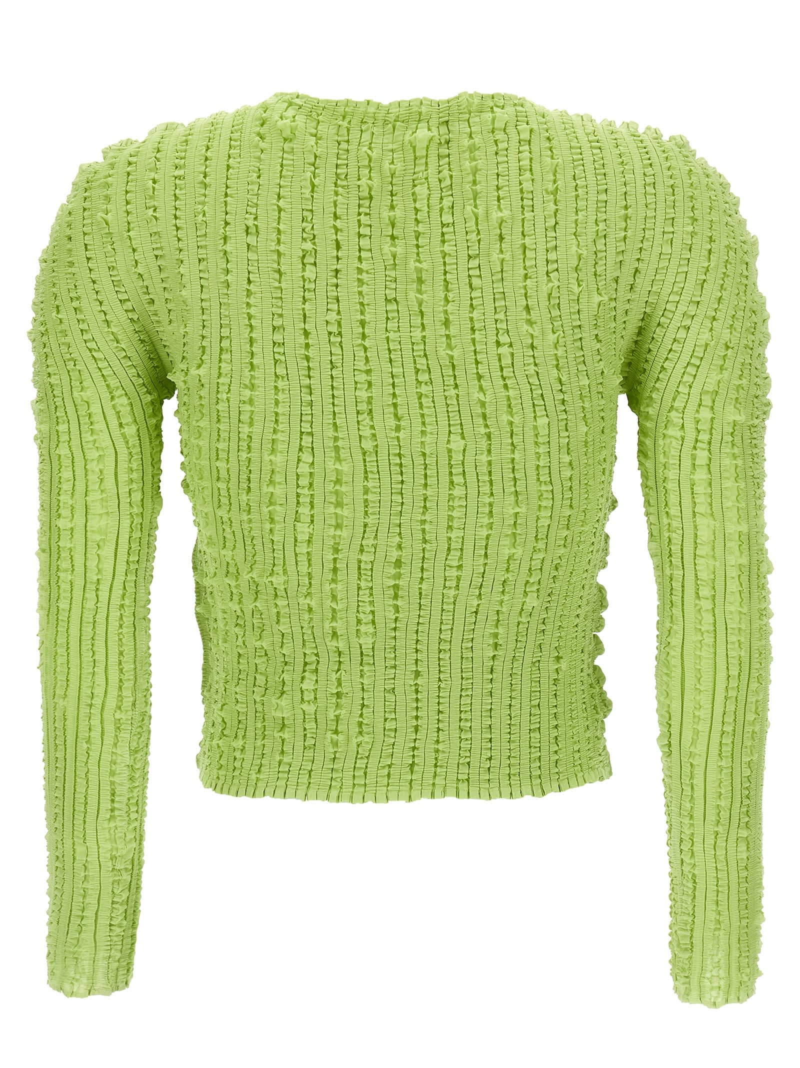 Issey Miyake Jellyfish Pleats Sweaters And Cardigans Green