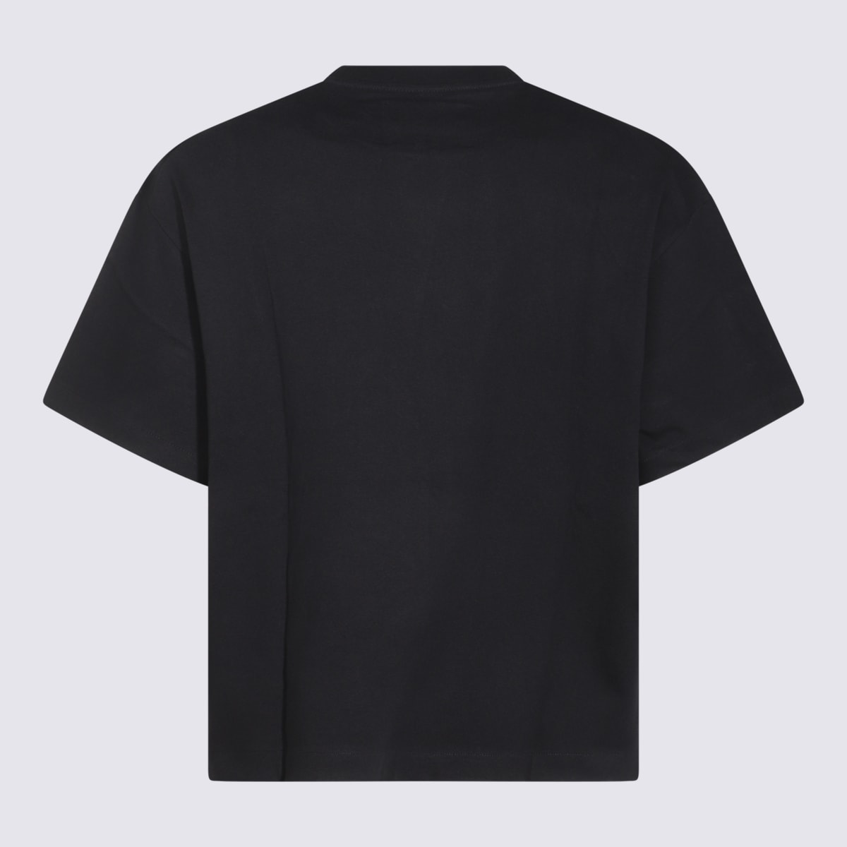 Shop Jil Sander Black Cotton T-shirt