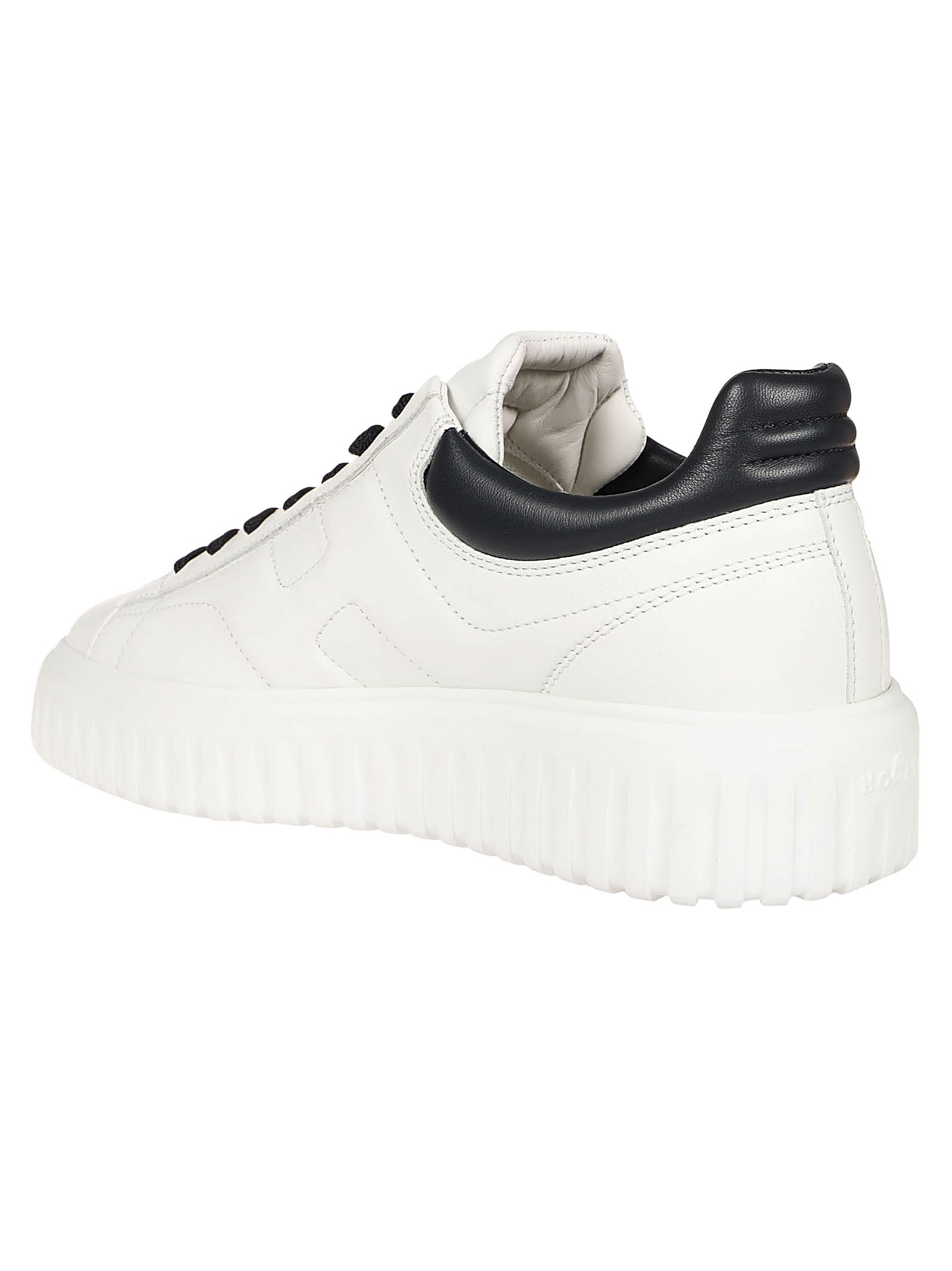 Shop Hogan H-stripes Sneakers In Bianco/notte