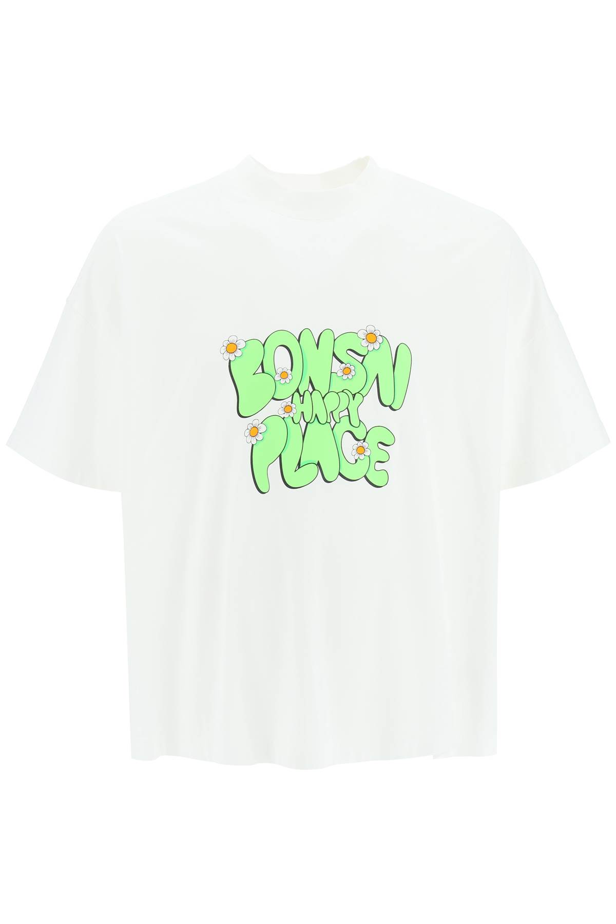 Shop Bonsai Printed Maxi T-shirt In White (white)