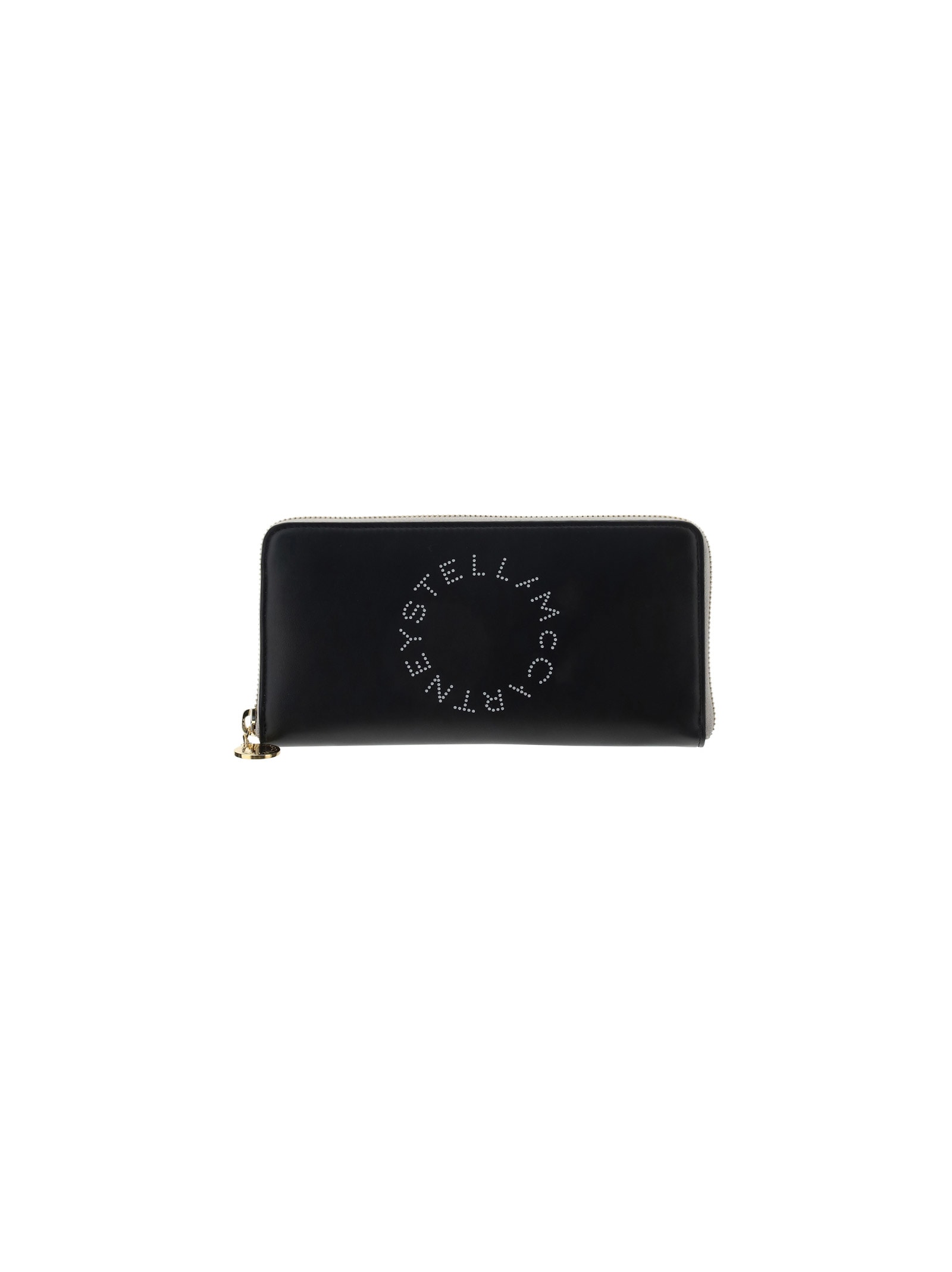 Shop Stella Mccartney Bicolor Wallet In Nero