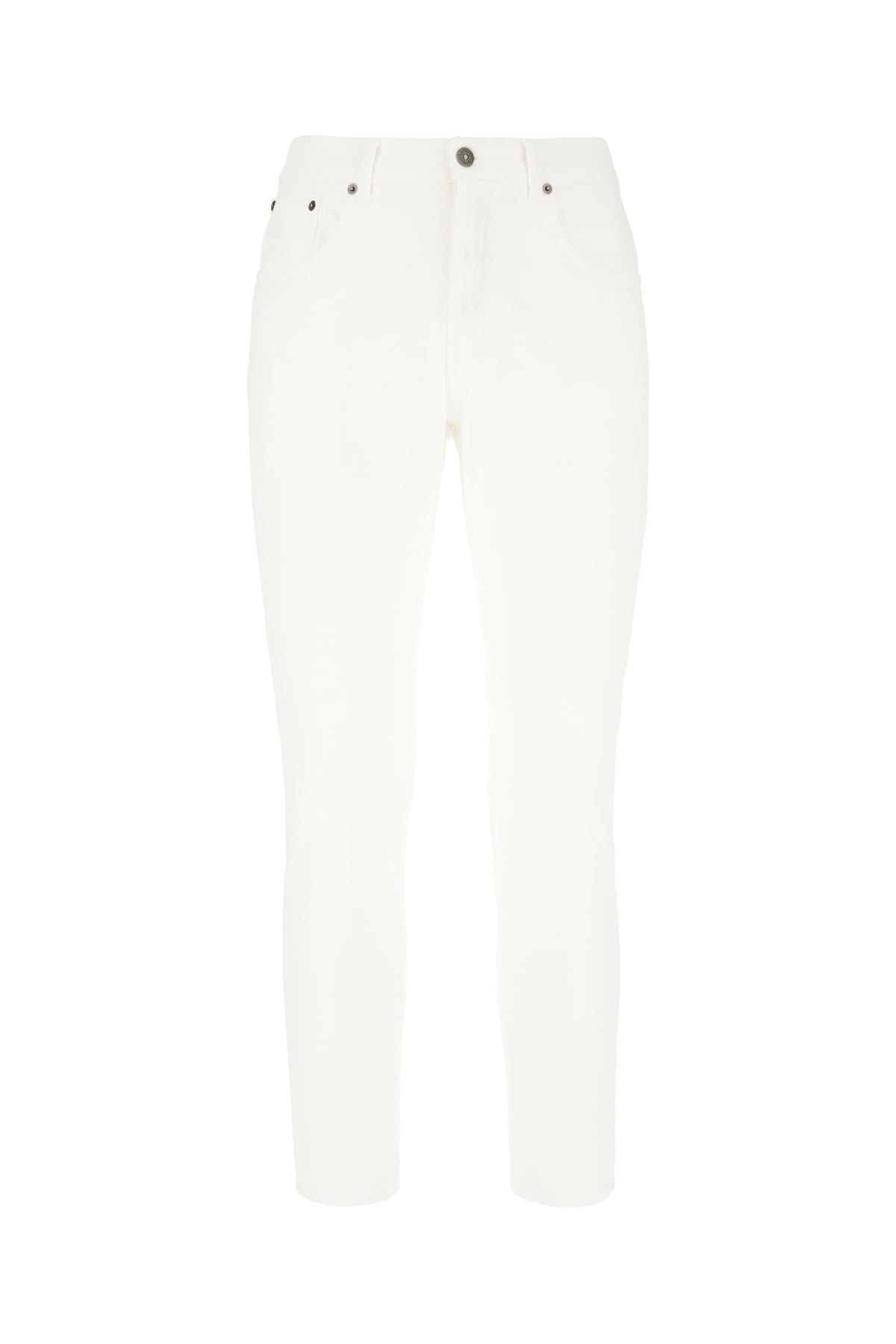 White Stretch Denim Jeans