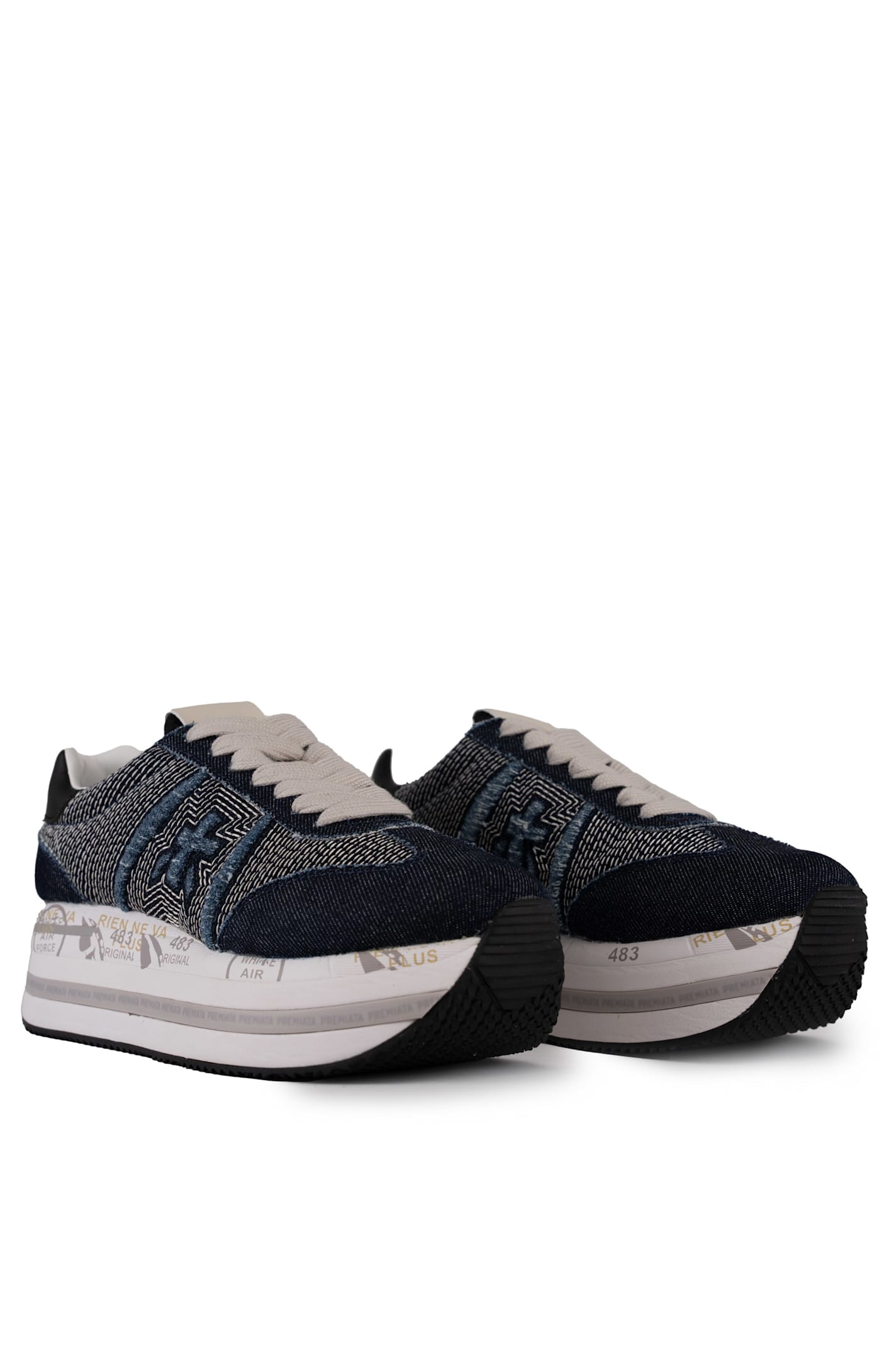 PREMIATA BETH 6956 SNEAKERS IN DENIM 