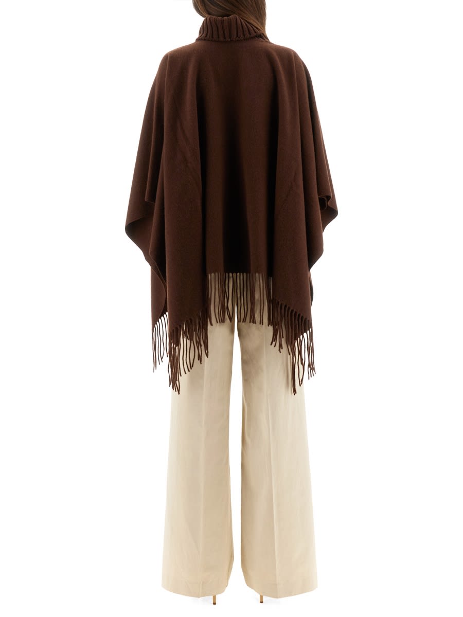 Fabiana Filippi Platinum Hood In Brown